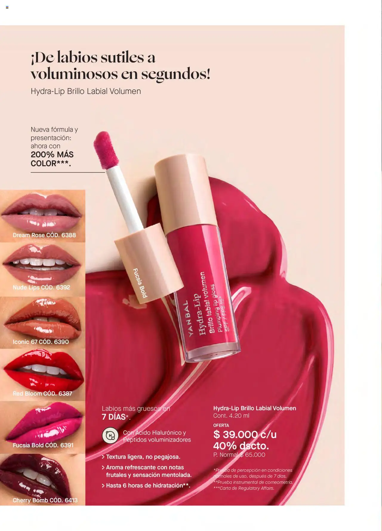 Yanbal revista - valida desde el 11.10.2025 | Página: 68 | Productos: Brillo