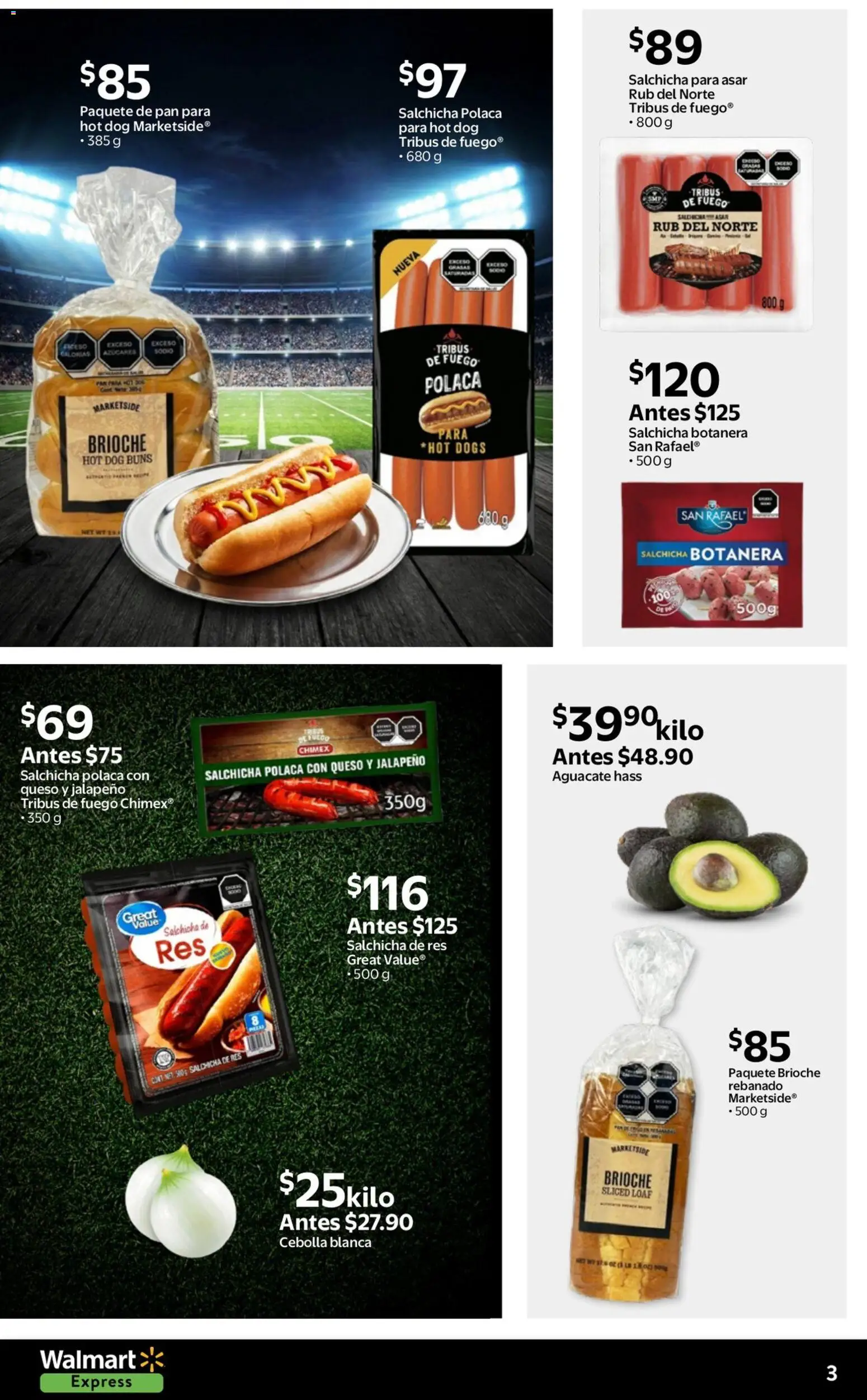 Nuevas ofertas de Walmart Express válidas en toda la República Mexicana desde el 06.02.2026. ¡Encuentra las mejores ofertas en Walmart Express folleto Ofertas! | Página: 3