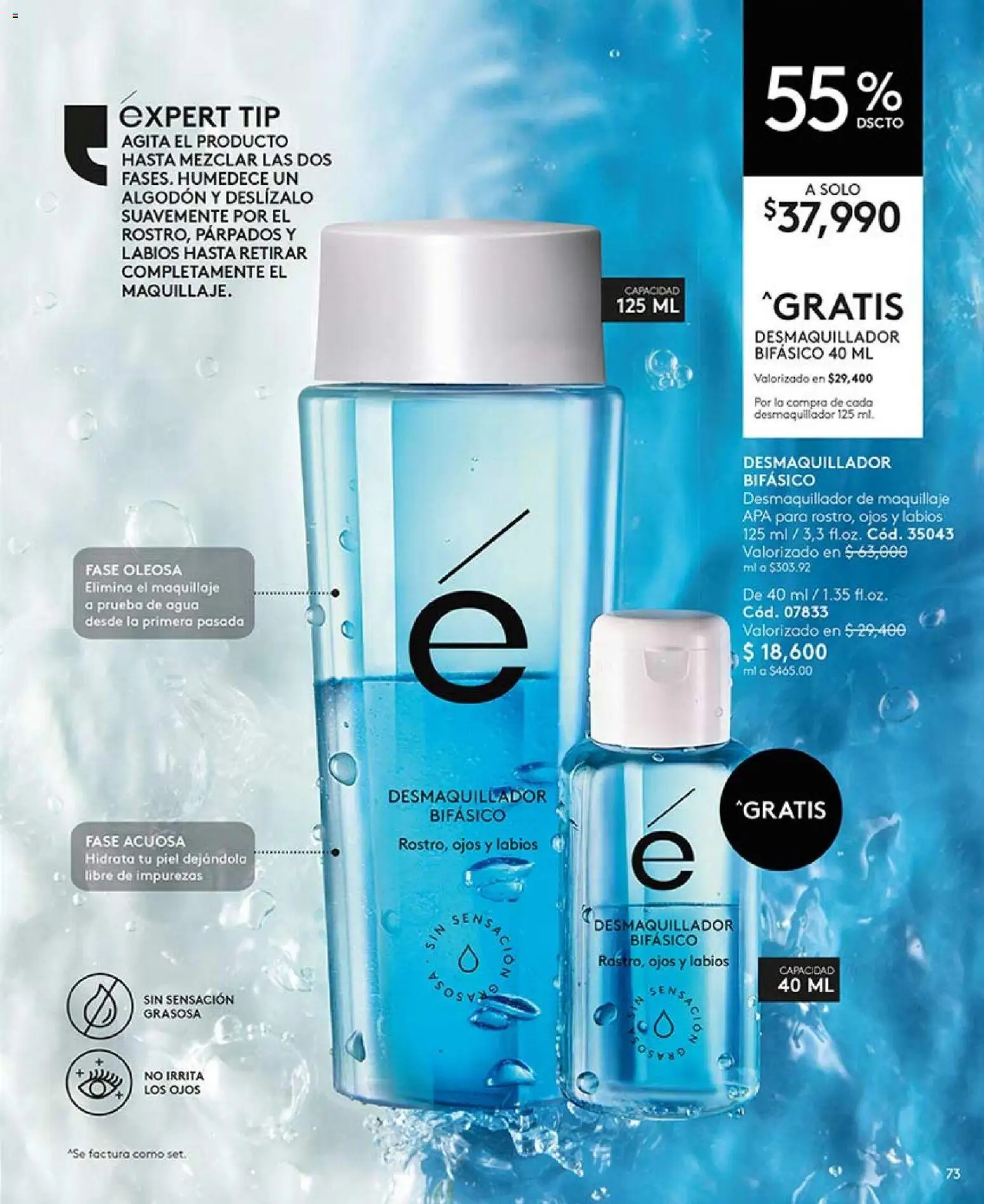 Ésika revista - valida desde el 01.03.2026 | Página: 70 | Productos: Agua, Algodón, Maquillaje