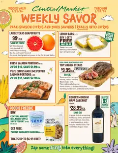 Preview of Central Market weekly ads valid from 21.01.2026