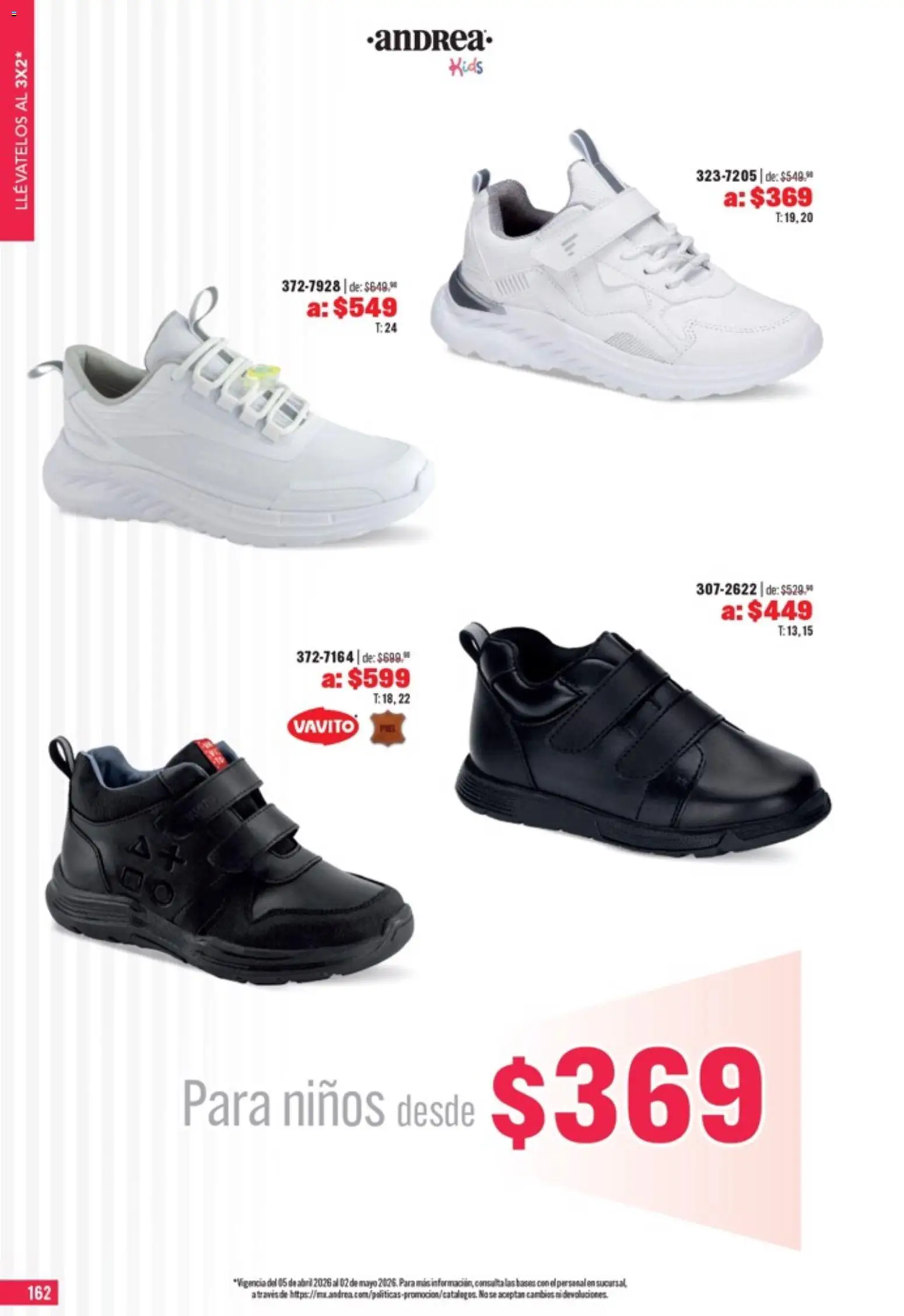 Nuevas ofertas de Andrea válidas en toda la República Mexicana desde el 05.04.2026. ¡Encuentra las mejores ofertas en Andrea catálogo Outlet! | Página: 162