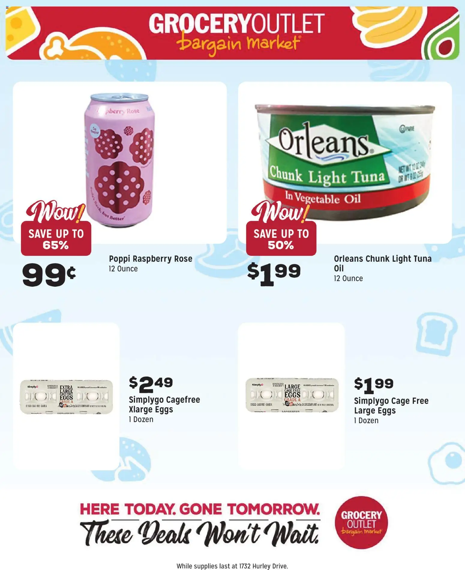 Grocery Outlet Weekly Ad - ID - valid from 19.11.2025 | Page: 10 | Products: Eggs, Oil, Raspberry
