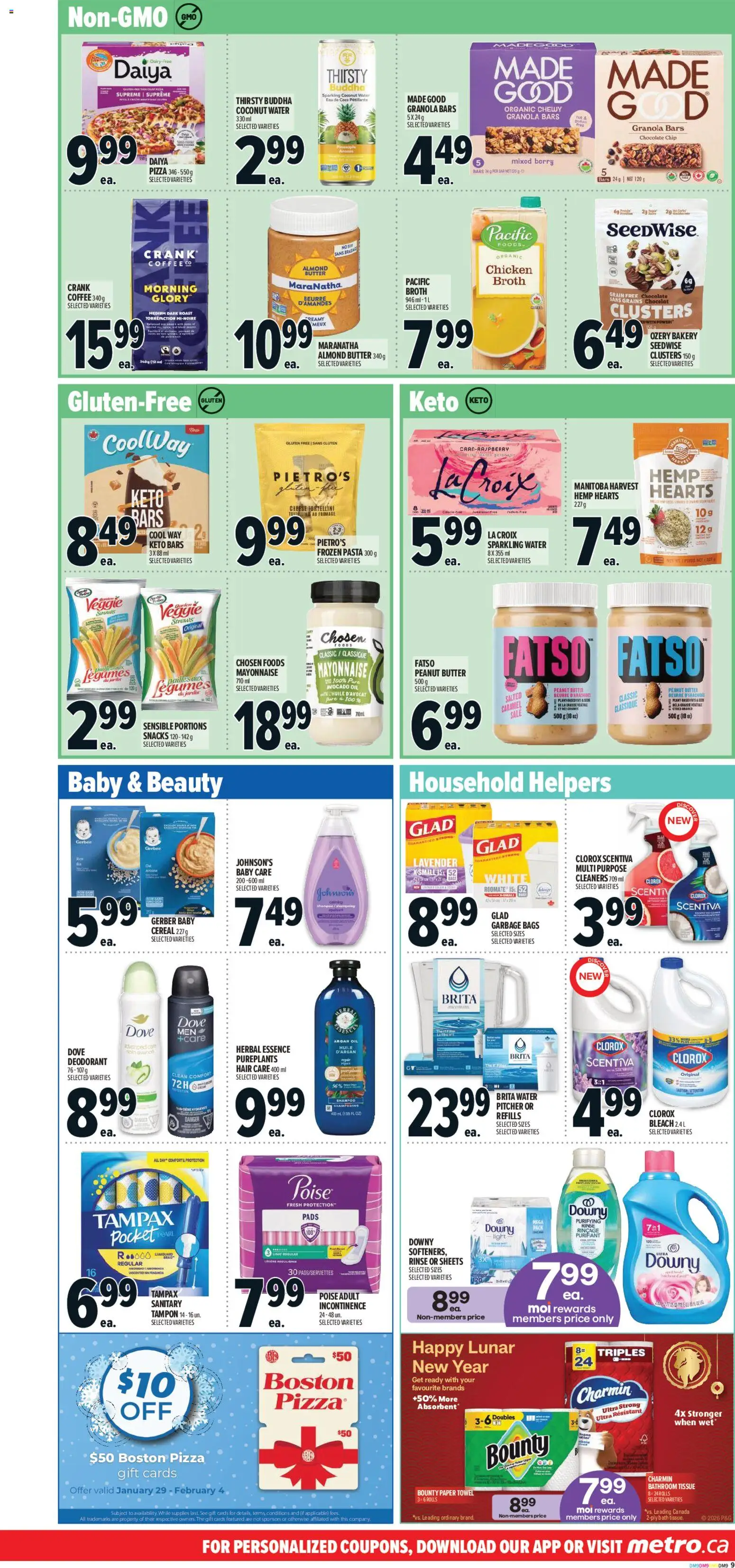 Metro flyer valid from 29.01.2026 | Page: 11 | Products: Shampoo, Deodorant, Coffee, Chicken