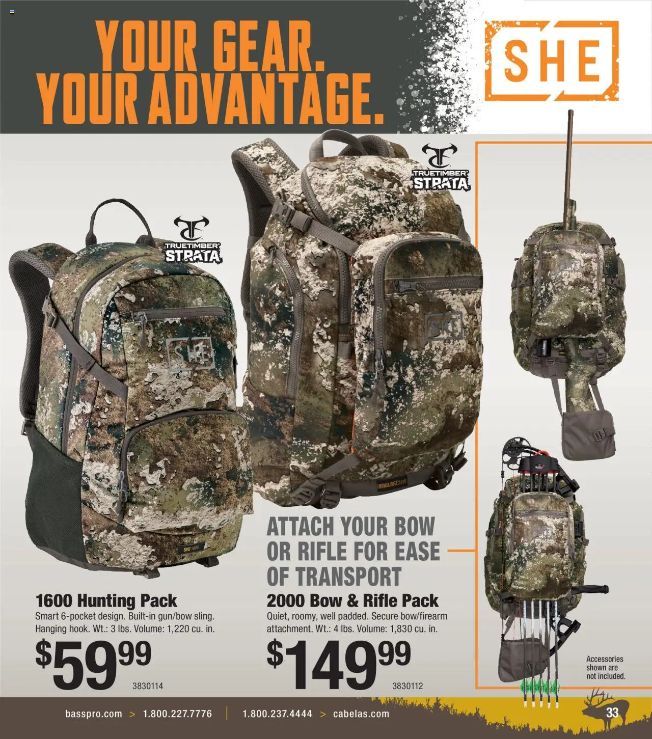 Cabela's Big Game Hunting 25 - valid from 12.06.2025 | Page: 33 | Products: Bow, Hunting Pack, Rifle