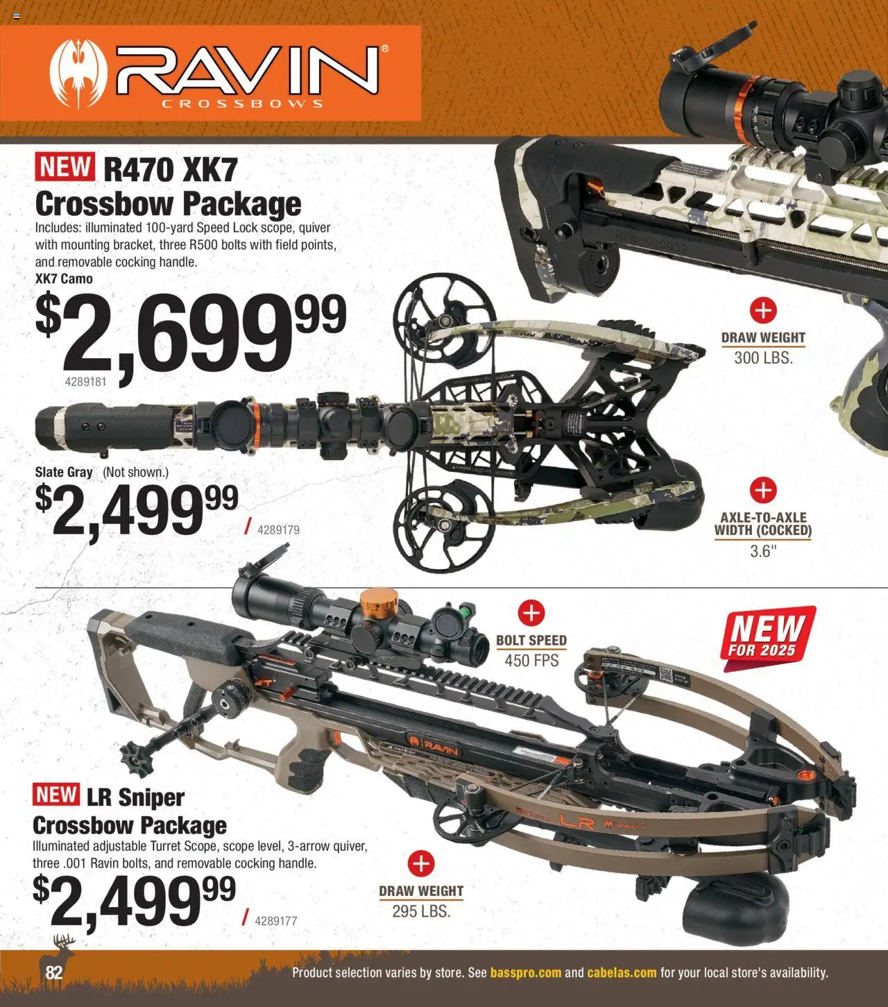 Cabela's Archery 25 - valid from 15.07.2025 | Page: 82 | Products: Bolts, Crossbow, Weight