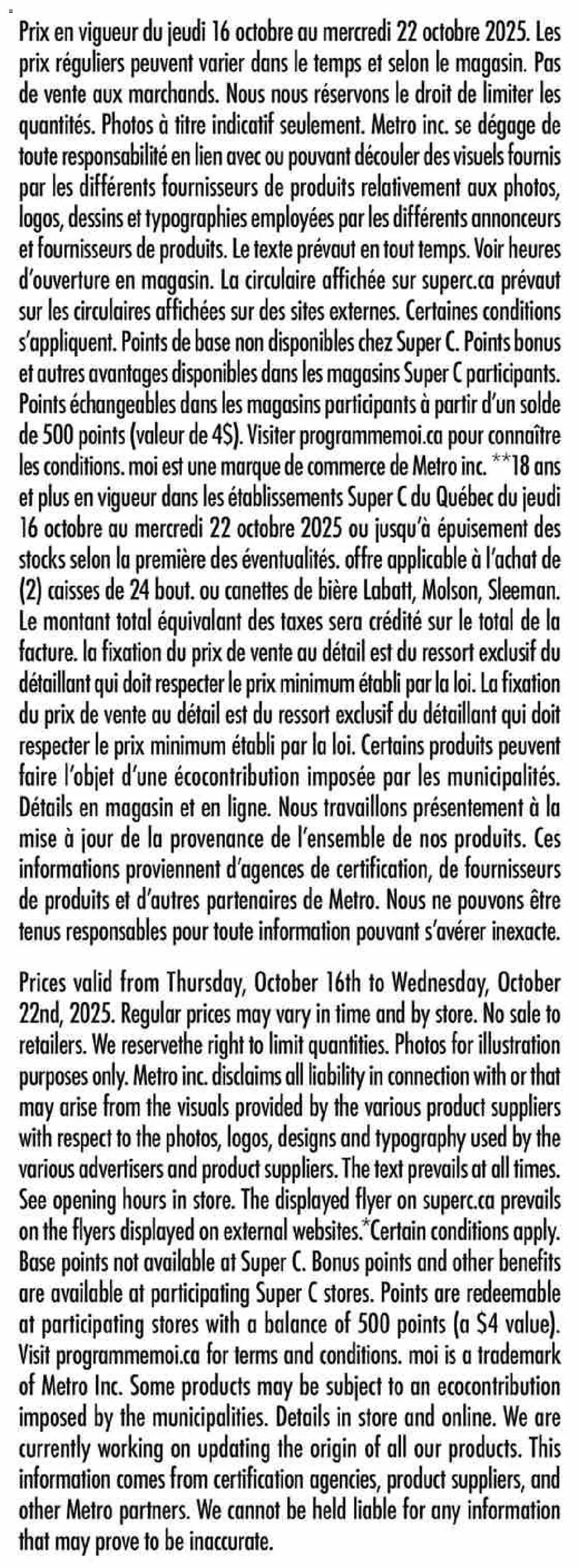Super C flyer valid from 16.10.2025 | Page: 17