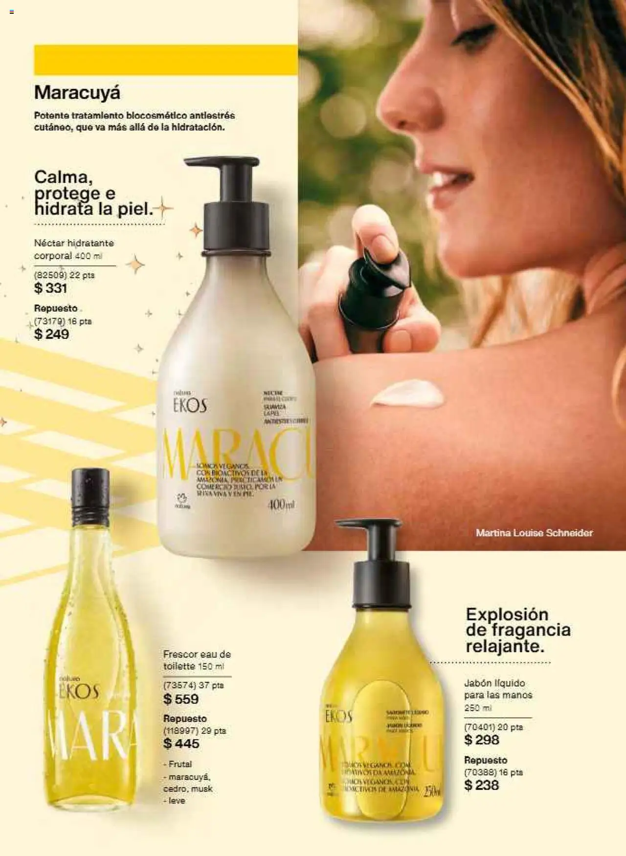 Nuevas ofertas de Natura válidas en toda la República Mexicana desde el 22.11.2025. ¡Encuentra las mejores ofertas en Natura campaña 17 2025! | Página: 128 | Productos: Jabón líquido, Fragancia, Eau de toilette, Jabón