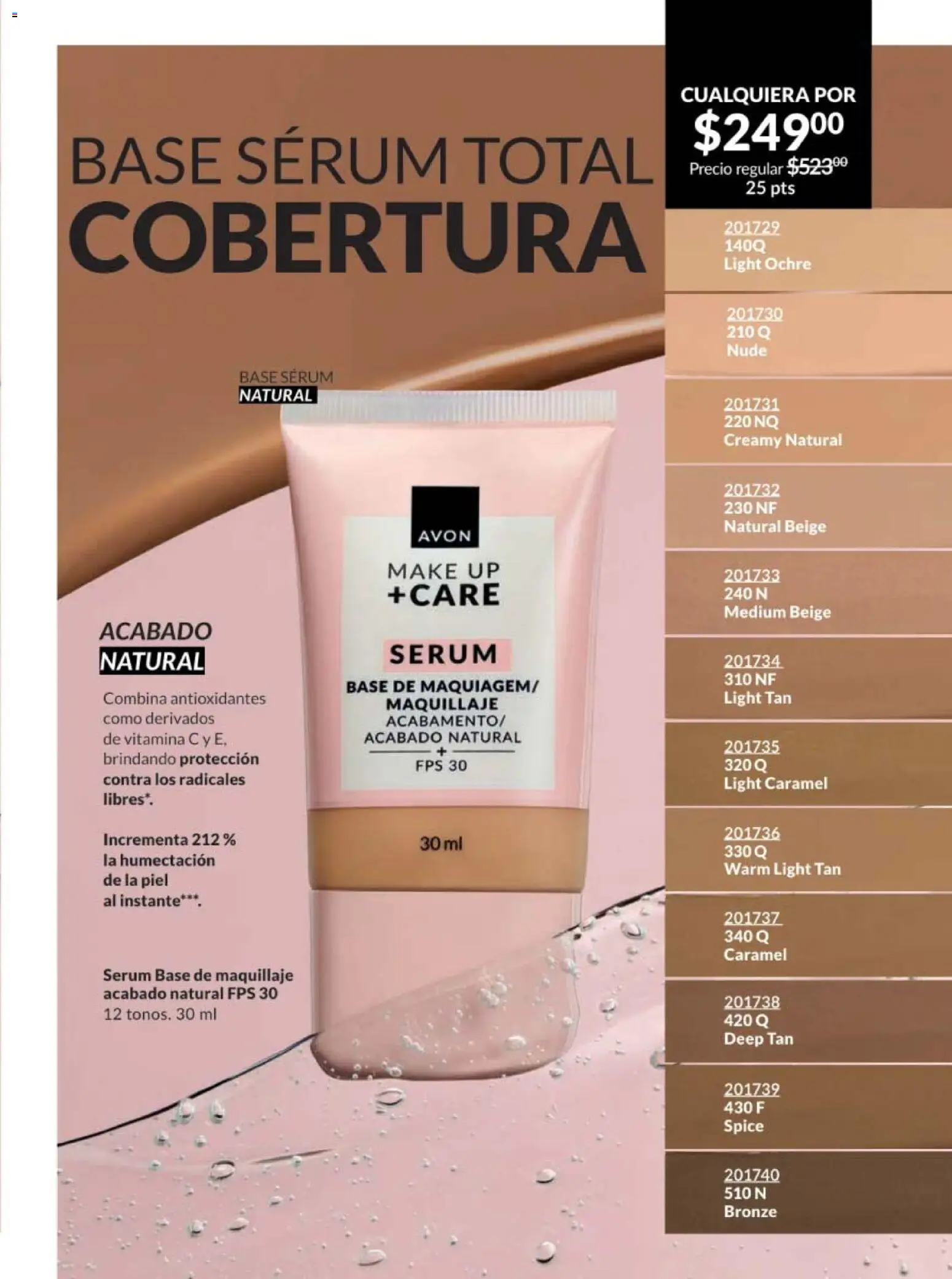 Nuevas ofertas de AVON válidas en toda la República Mexicana desde el 30.01.2026. ¡Encuentra las mejores ofertas en AVON campaña 3 2026! | Página: 61 | Productos: Base de maquillaje, Serum, Maquillaje