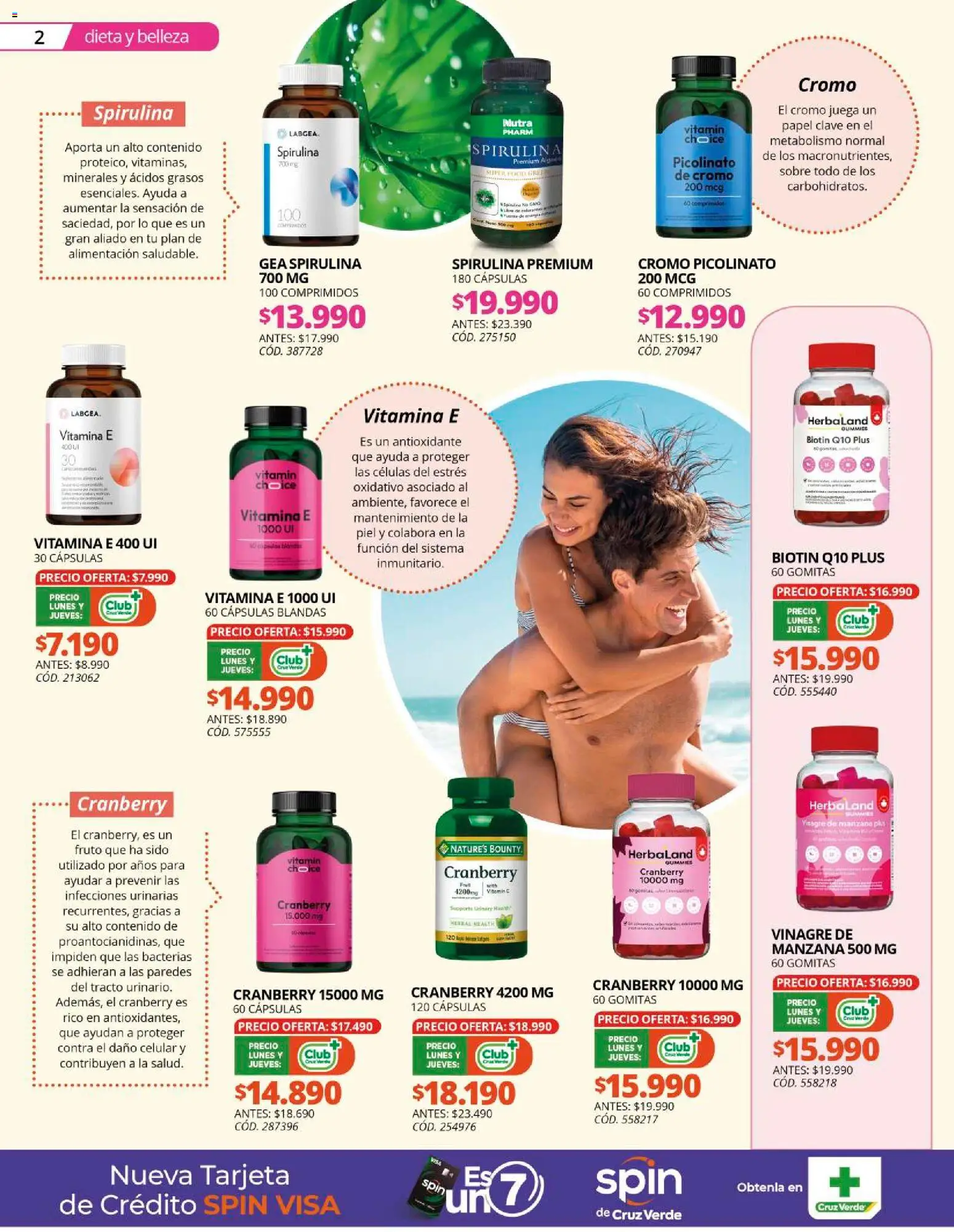 Cruz Verde - Bienestar │ válido desde el 01.01.2026 | Página: 2 | Productos: Juega, Manzana, Gomitas, Vinagre