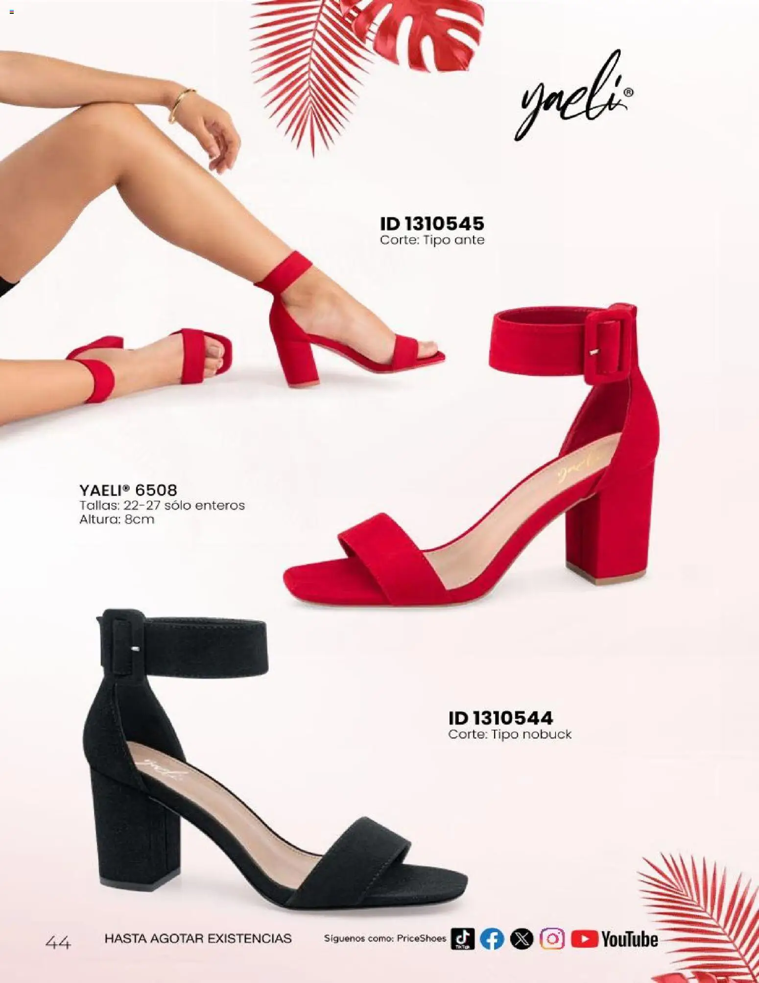 Nuevas ofertas de Price Shoes válidas en toda la República Mexicana desde el 23.04.2026. ¡Encuentra las mejores ofertas en Price Shoes catálogo Sandalias Fiesta & Vestir! | Página: 44