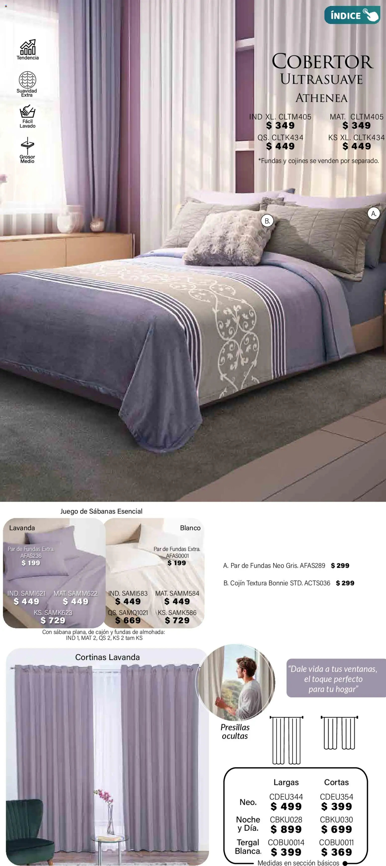 Nuevas ofertas de Colchas Concord válidas en toda la República Mexicana desde el 01.11.2025. ¡Encuentra las mejores ofertas en Colchas Concord Buen Fin! | Página: 414 | Productos: Cobertor, Juego, Almohada, Sabanas