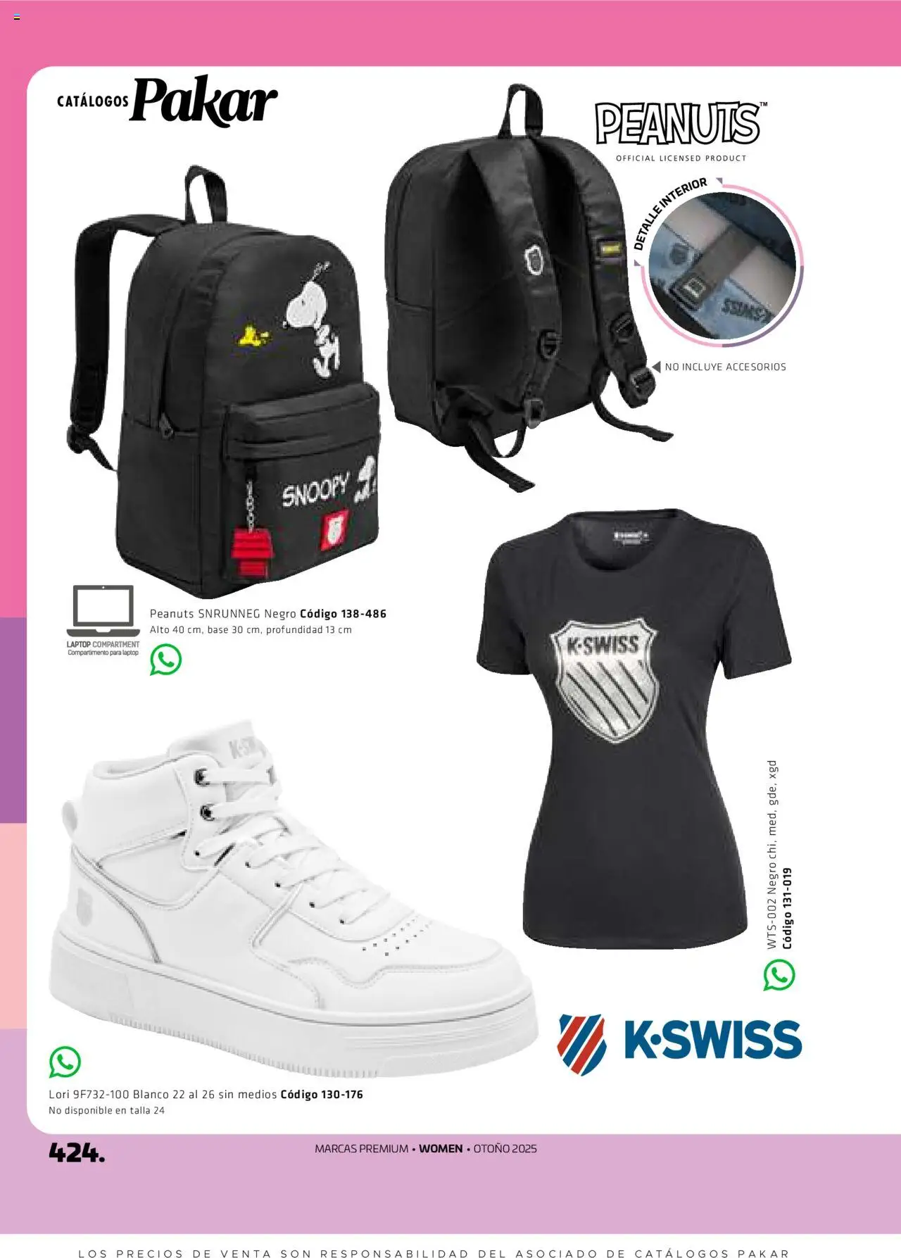 Nuevas ofertas de SC Pakar válidas en toda la República Mexicana desde el 29.08.2025. ¡Encuentra las mejores ofertas en SC Pakar - Catálogo Otoño Women! | Página: 424