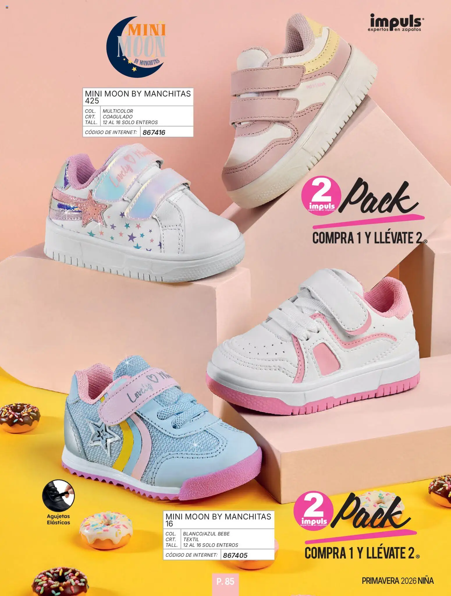 Nuevas ofertas de Impuls válidas en toda la República Mexicana desde el 01.01.2026. ¡Encuentra las mejores ofertas en Impuls catálogo Niña! | Página: 87 | Productos: Zapatos