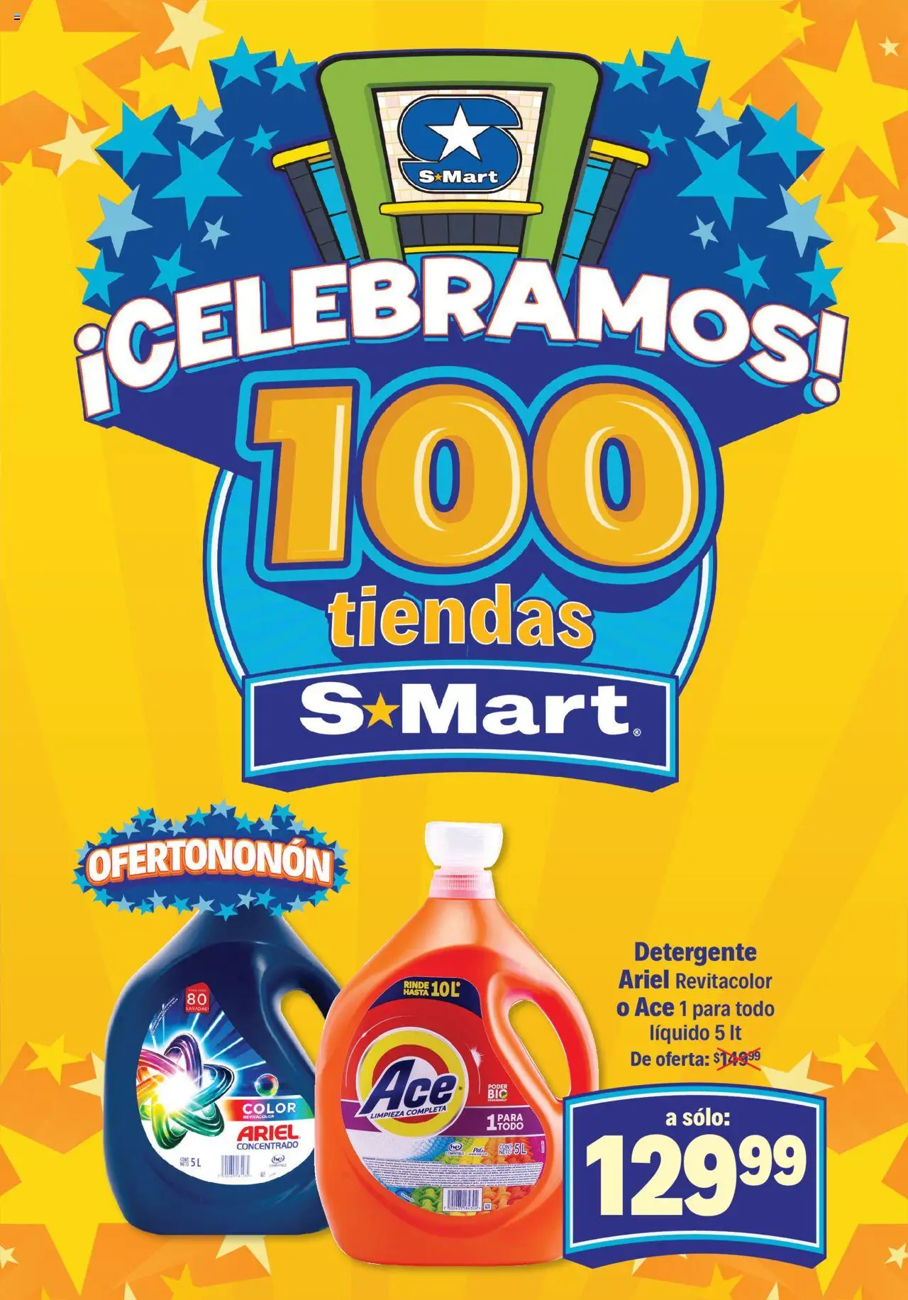 Nuevas ofertas de S-Mart válidas en toda la República Mexicana desde el 03.10.2025. ¡Encuentra las mejores ofertas en S-Mart - Folleto de Feria - Juarez! | Página: 2 | Productos: Detergente