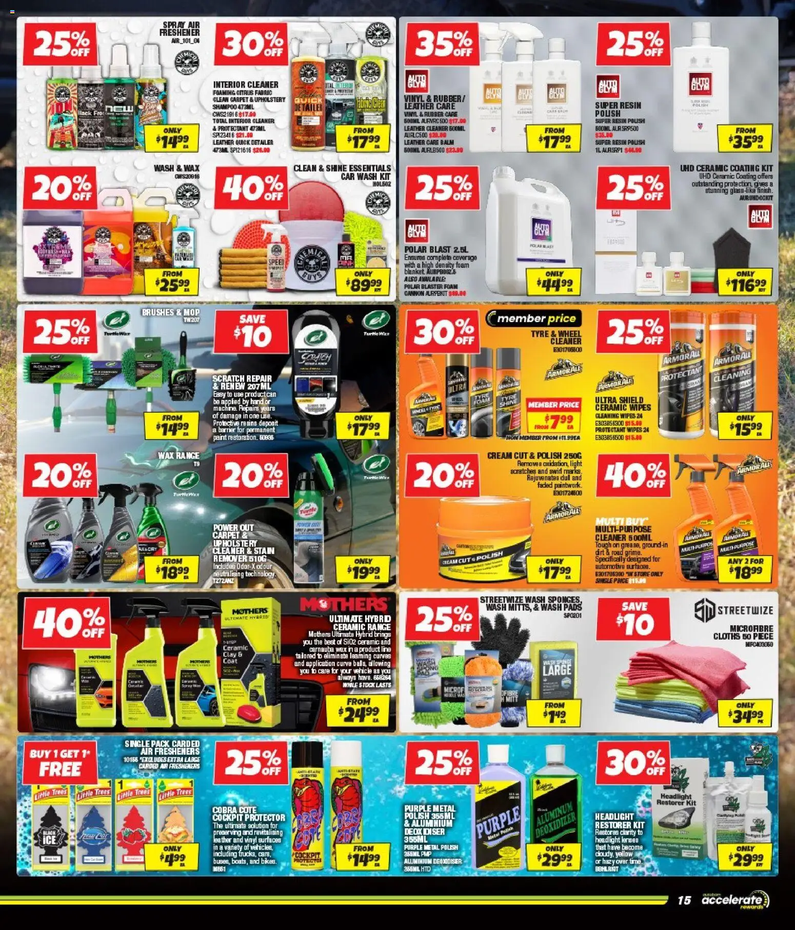 Autobarn catalogue - valid from 25.03.2026 | Page: 15 | Products: Mop, Shampoo, Cream, Multipurpose