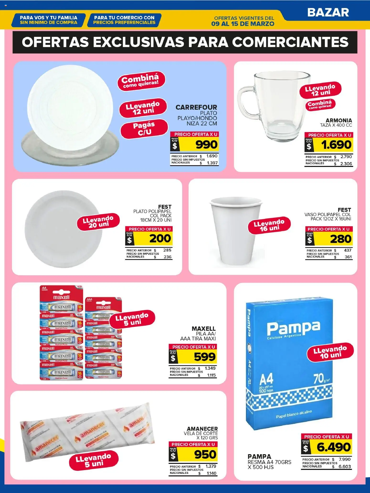Carrefour Maxi catálogo │ válido desde el 09.03.2026 | Página: 25 | Productos: Vela, Pila, Taza