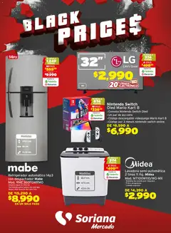 Vista previa de Soriana - Black Prices Mercado Nacional, nuevo folleto de la tienda, válido en México a partir del 21.11.2025