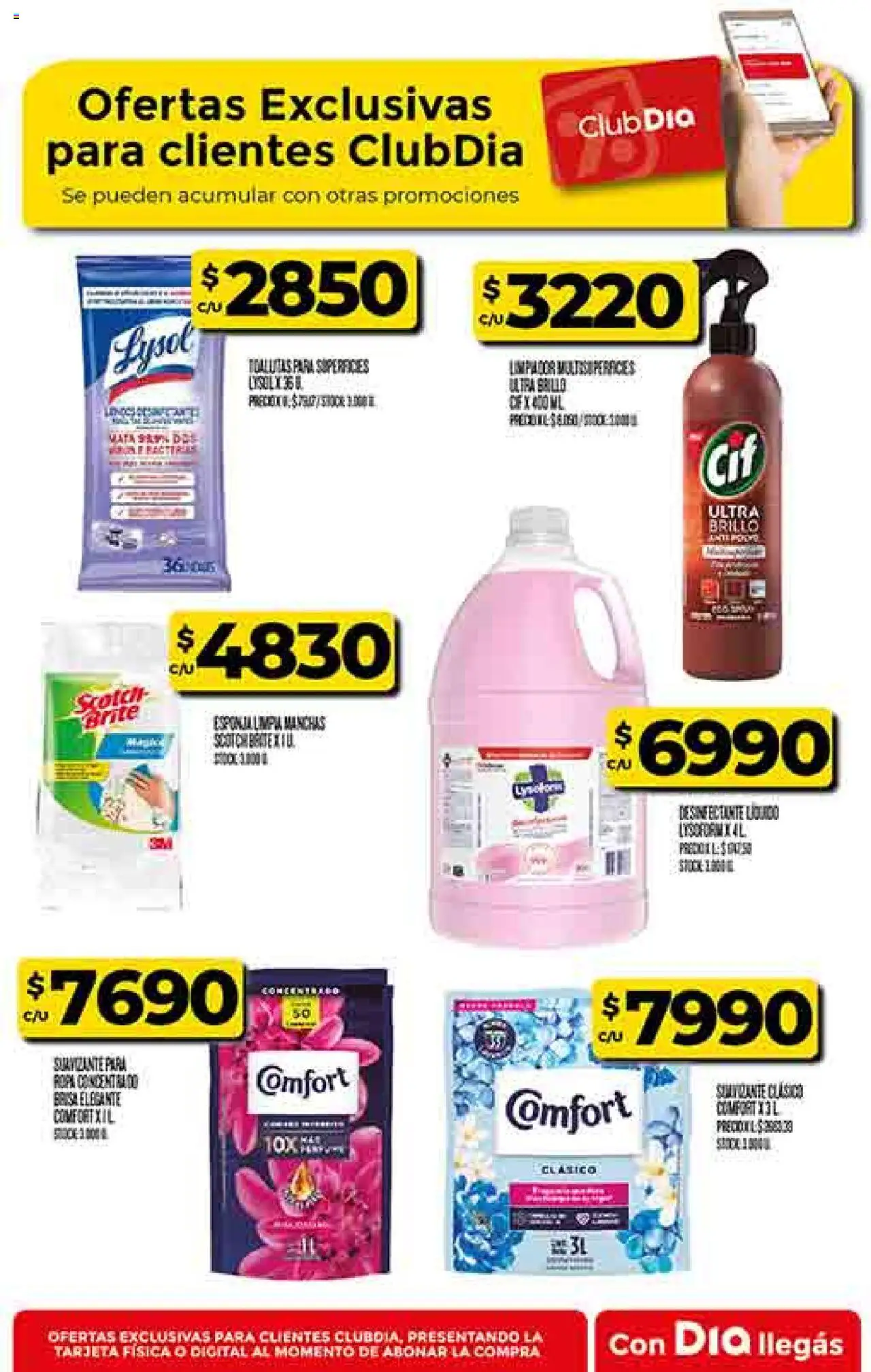 Supermercado DIA Ofertas - Salta y Jujuy │ válido desde el 08.10.2025 | Página: 56 | Productos: Desinfectante, Brillo, Esponja, Suavizante