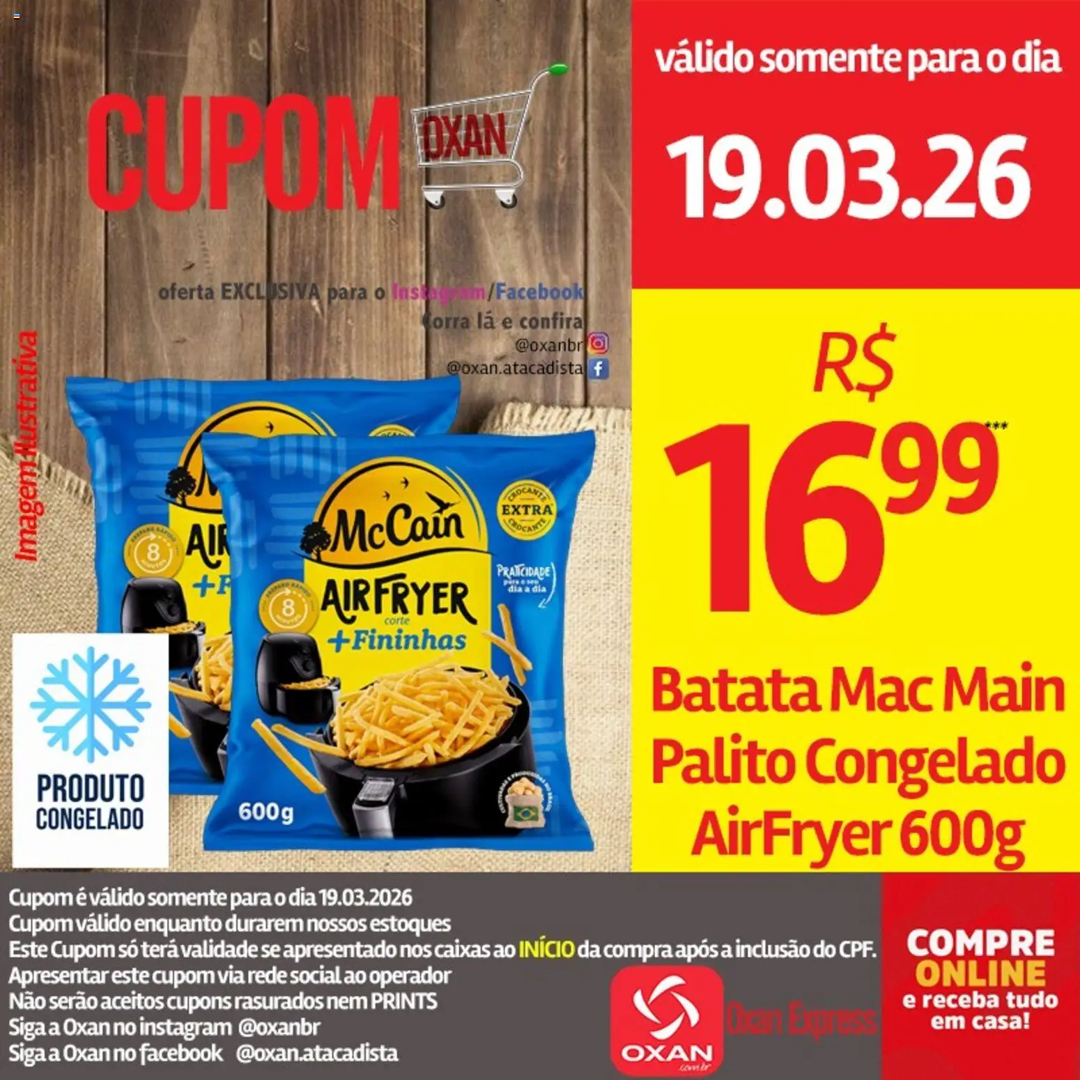 Oxan Atacadista Folheto - válido de 19.03.2026 | Página: 19 | Produtos: Batata