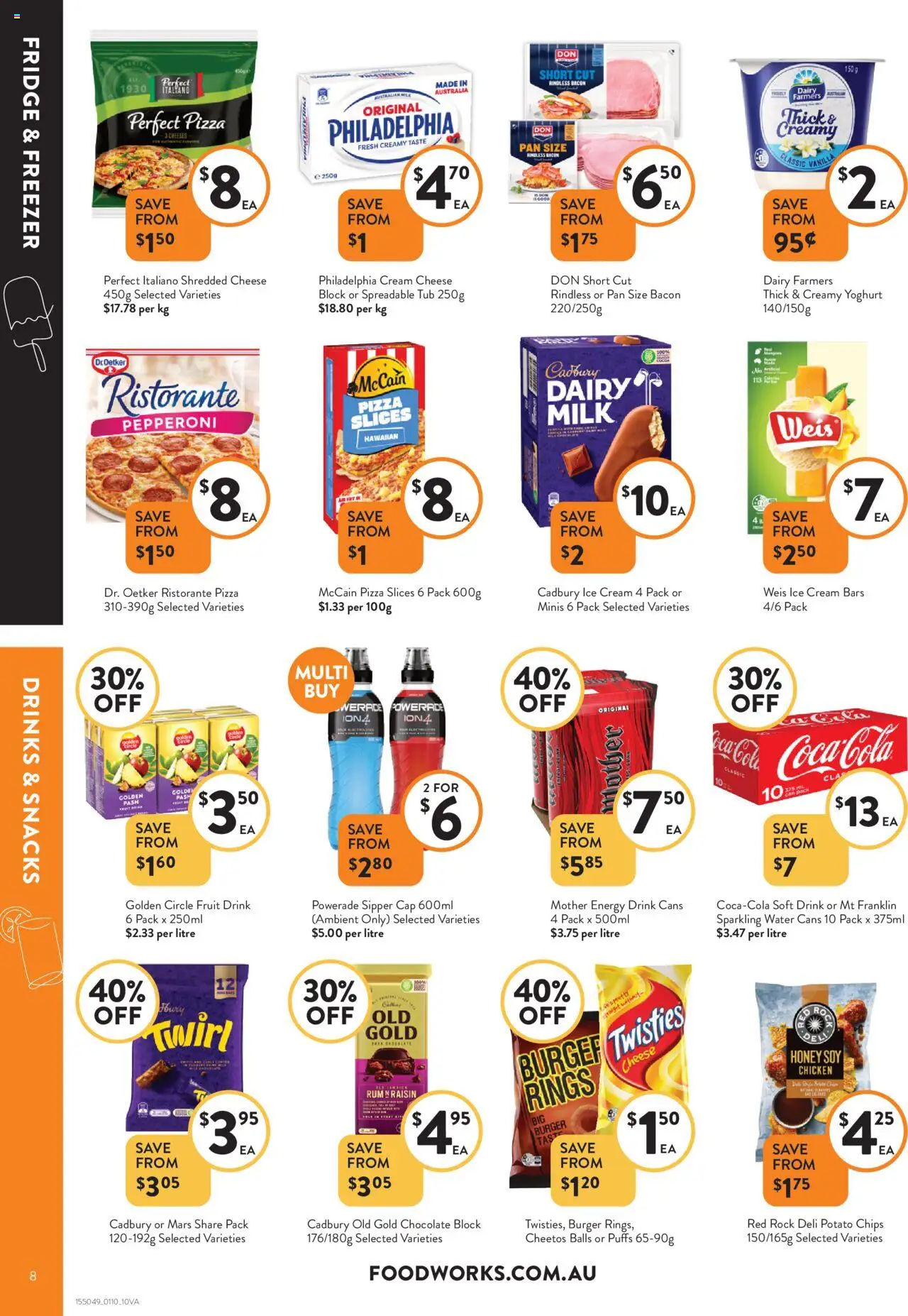 Foodworks catalogue - valid from 01.10.2025 | Page: 8 | Products: Cheese, Honey, Rum, Fridge