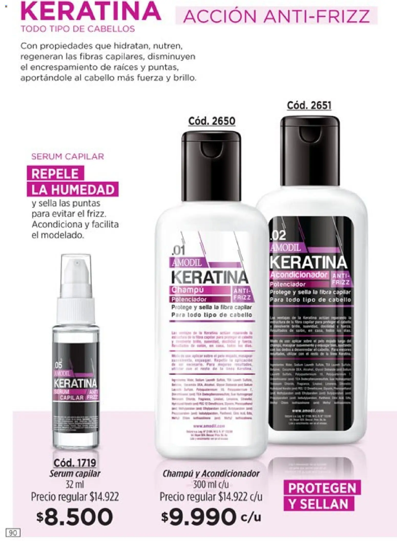 Catálogo Amodil Campaña 6 │ válido desde el 04.03.2026 | Página: 90 | Productos: Serum, Champú, Acondicionador