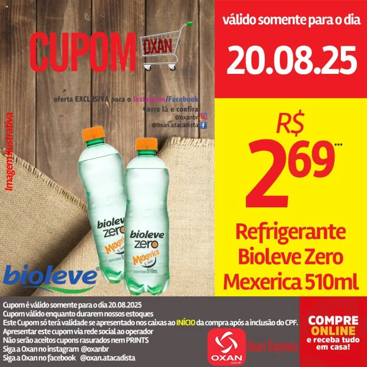 Oxan Atacadista Folheto - válido de 20.08.2025 | Página: 15 | Produtos: Mexerica, Refrigerante