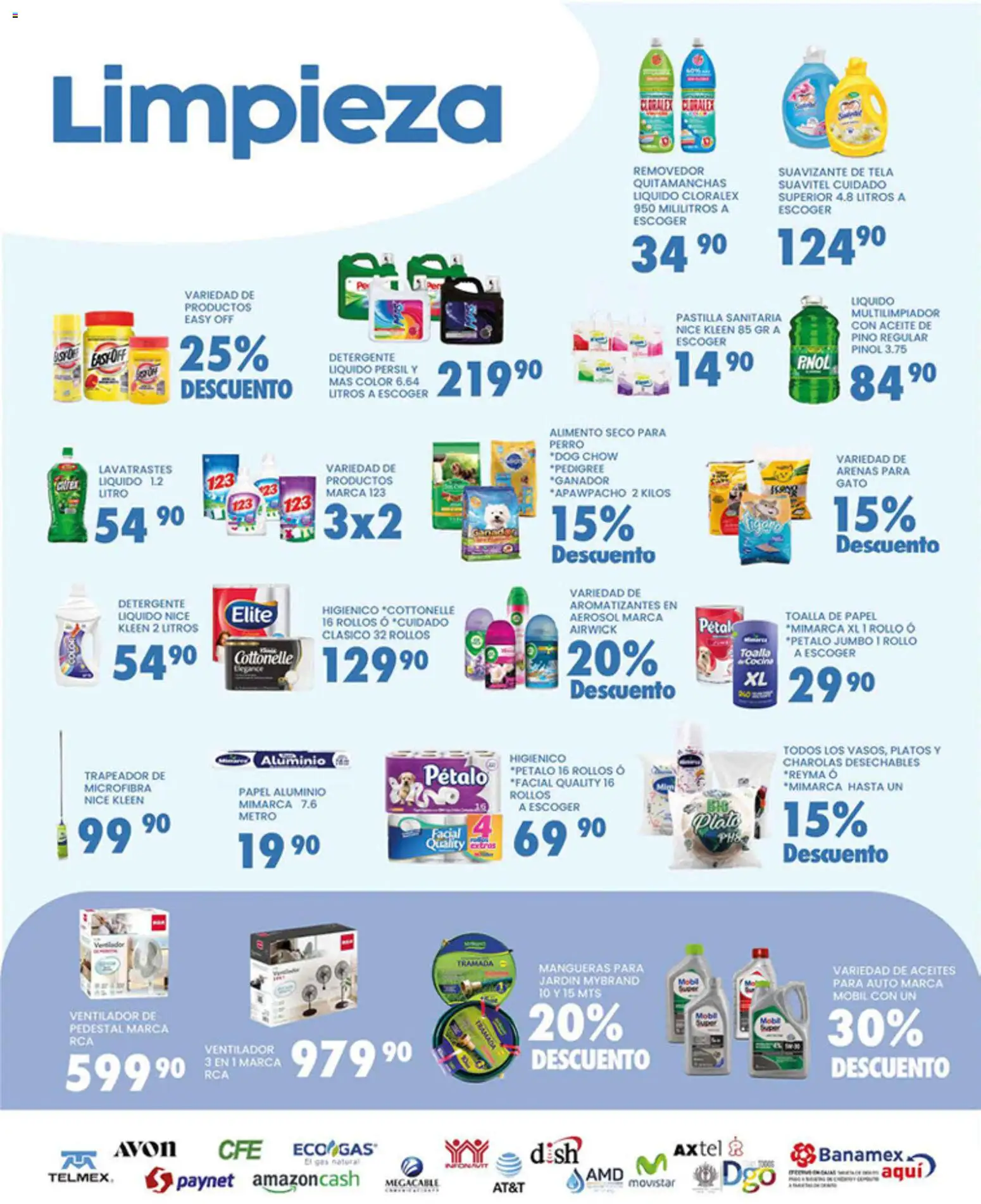 Nuevas ofertas de Alsuper válidas en toda la República Mexicana desde el 17.03.2026. ¡Encuentra las mejores ofertas en Alsuper folleto Laguna! | Página: 5 | Productos: Quitamanchas, Detergente, Aceite, Trapeador
