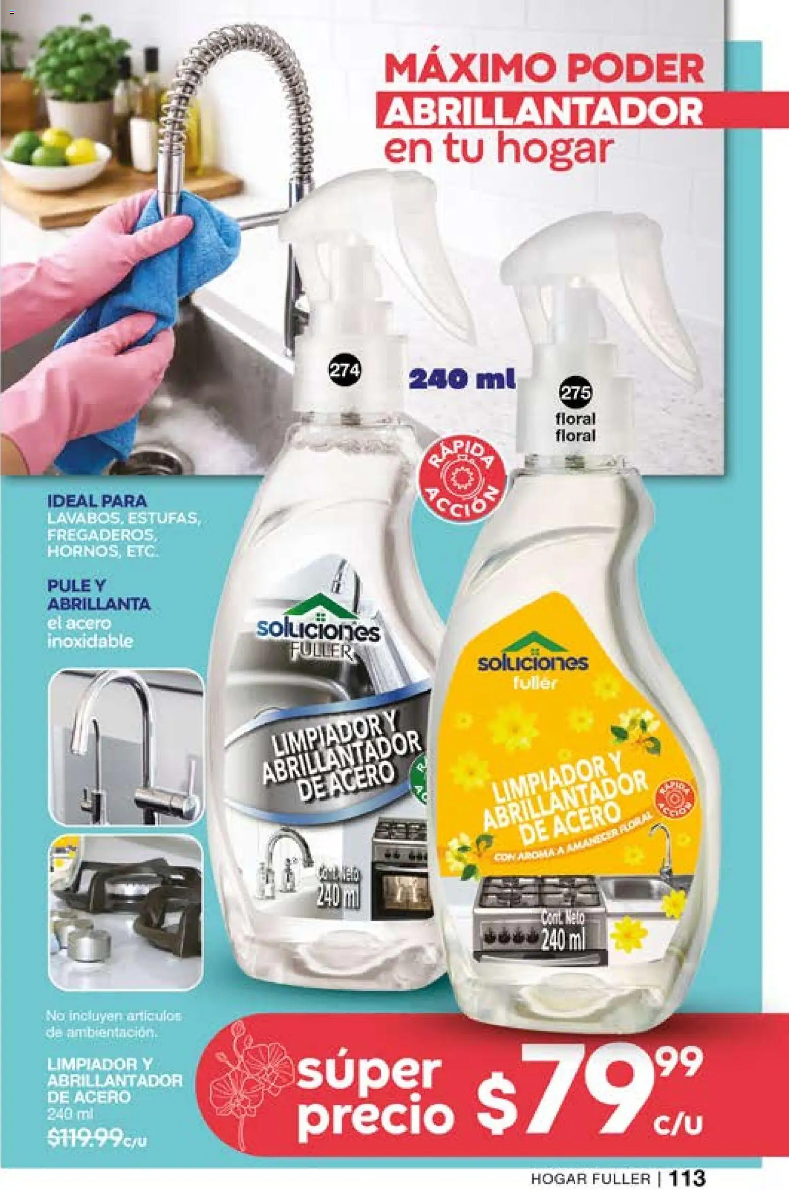 Nuevas ofertas de Fuller válidas en toda la República Mexicana desde el 01.04.2026. ¡Encuentra las mejores ofertas en Fuller campaña 26 2026! | Página: 113