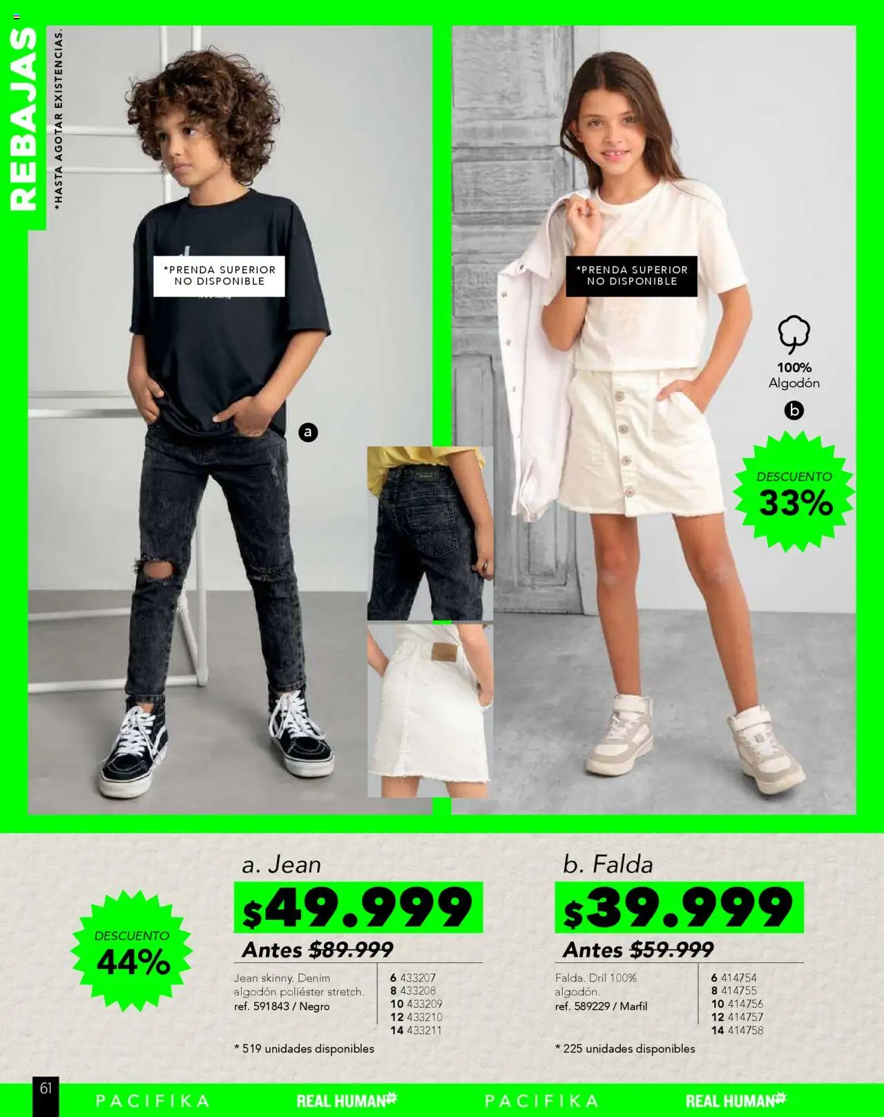 Pacifika revista - valida desde el 01.08.2025 | Página: 257 | Productos: Algodón, Falda, Jean