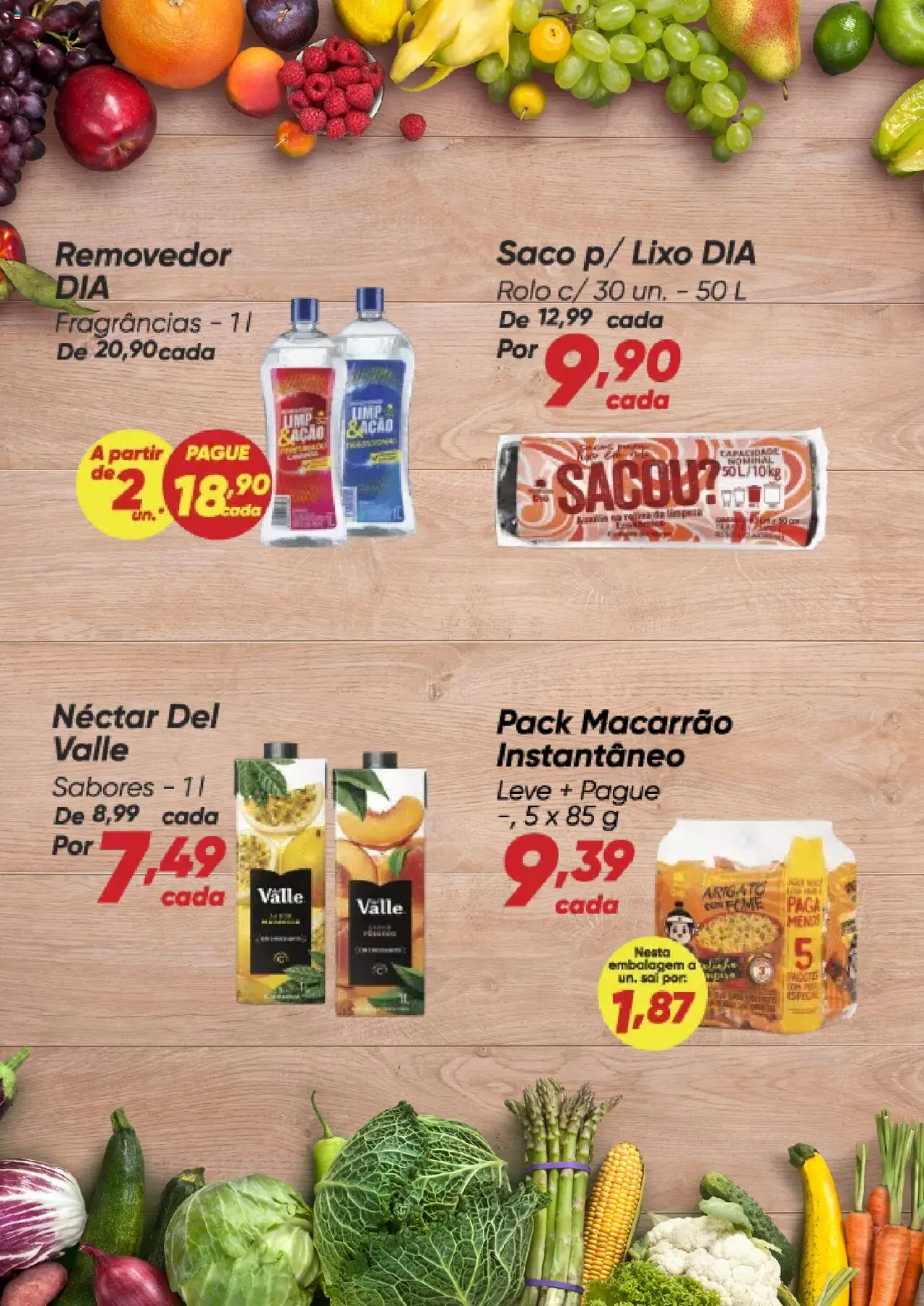Dia Folheto - válido de 13.10.2025 | Página: 6 | Produtos: Rolo, Macarrão, Macarrão instantâneo, Sal