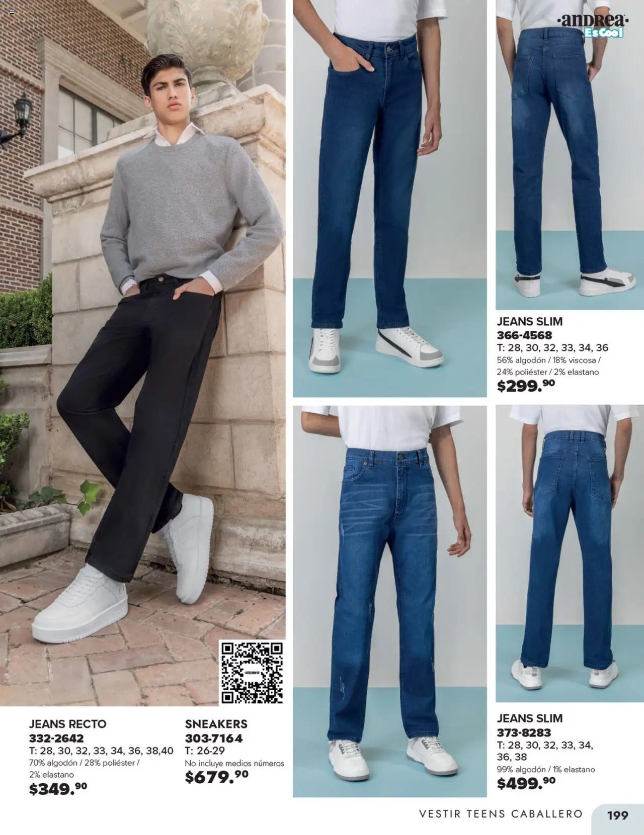 Nuevas ofertas de Andrea válidas en toda la República Mexicana desde el 25.05.2025. ¡Encuentra las mejores ofertas en Andrea catálogo Colegial ! | Página: 199 | Productos: Algodón