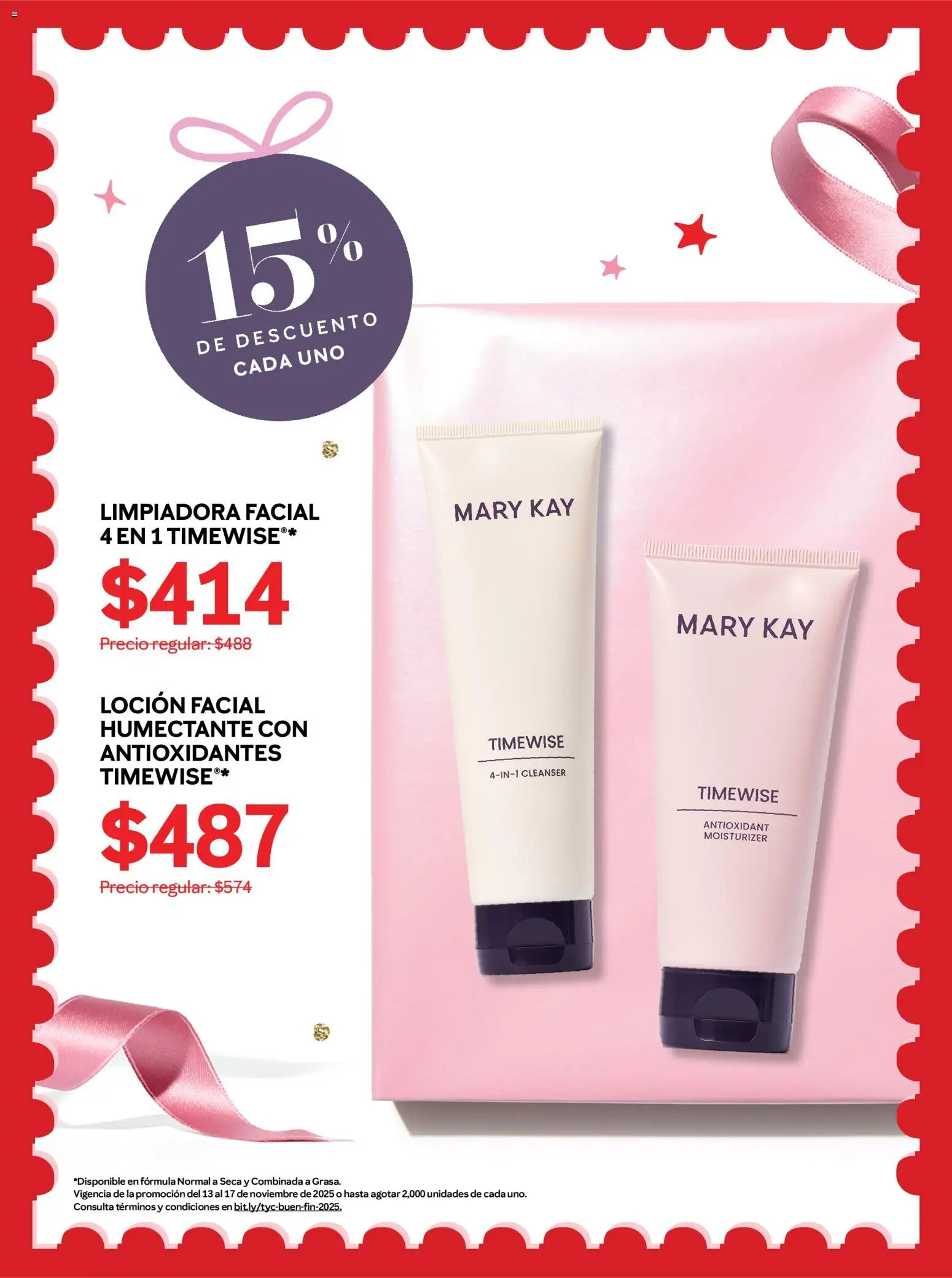 Nuevas ofertas de Mary Kay válidas en toda la República Mexicana desde el 13.11.2025. ¡Encuentra las mejores ofertas en Mary Kay catálogo! | Página: 15 | Productos: Loción