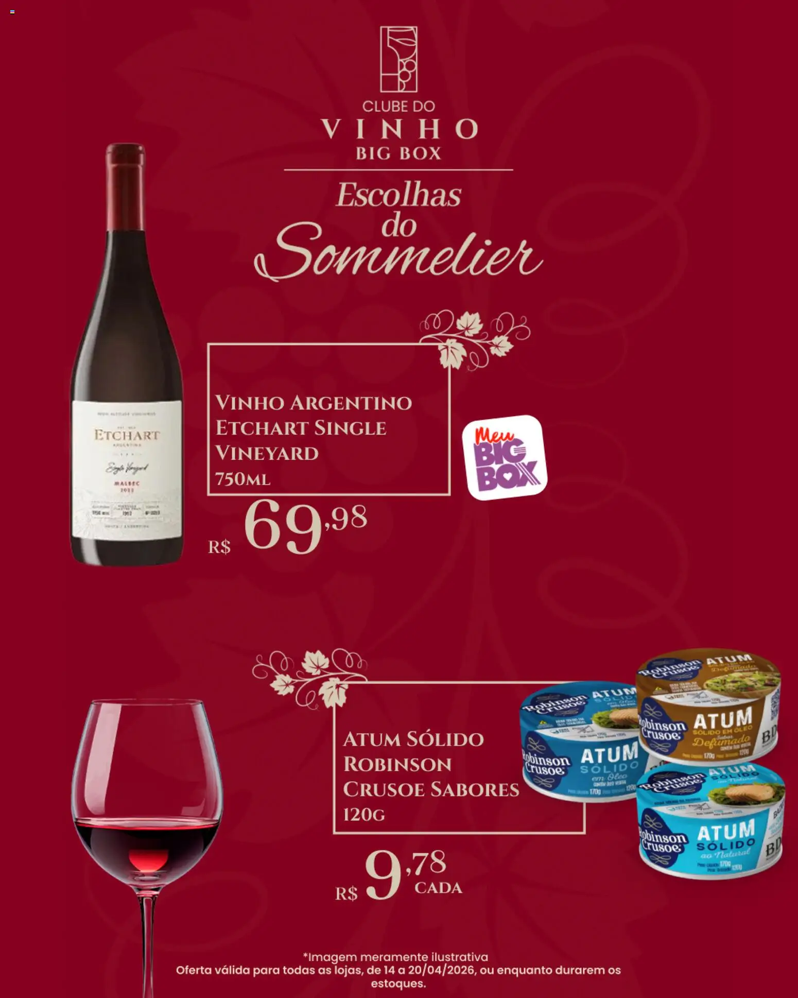 Big Box Folheto - válido de 14.04.2026 | Página: 7 | Produtos: Óleo, Vinho, Atum