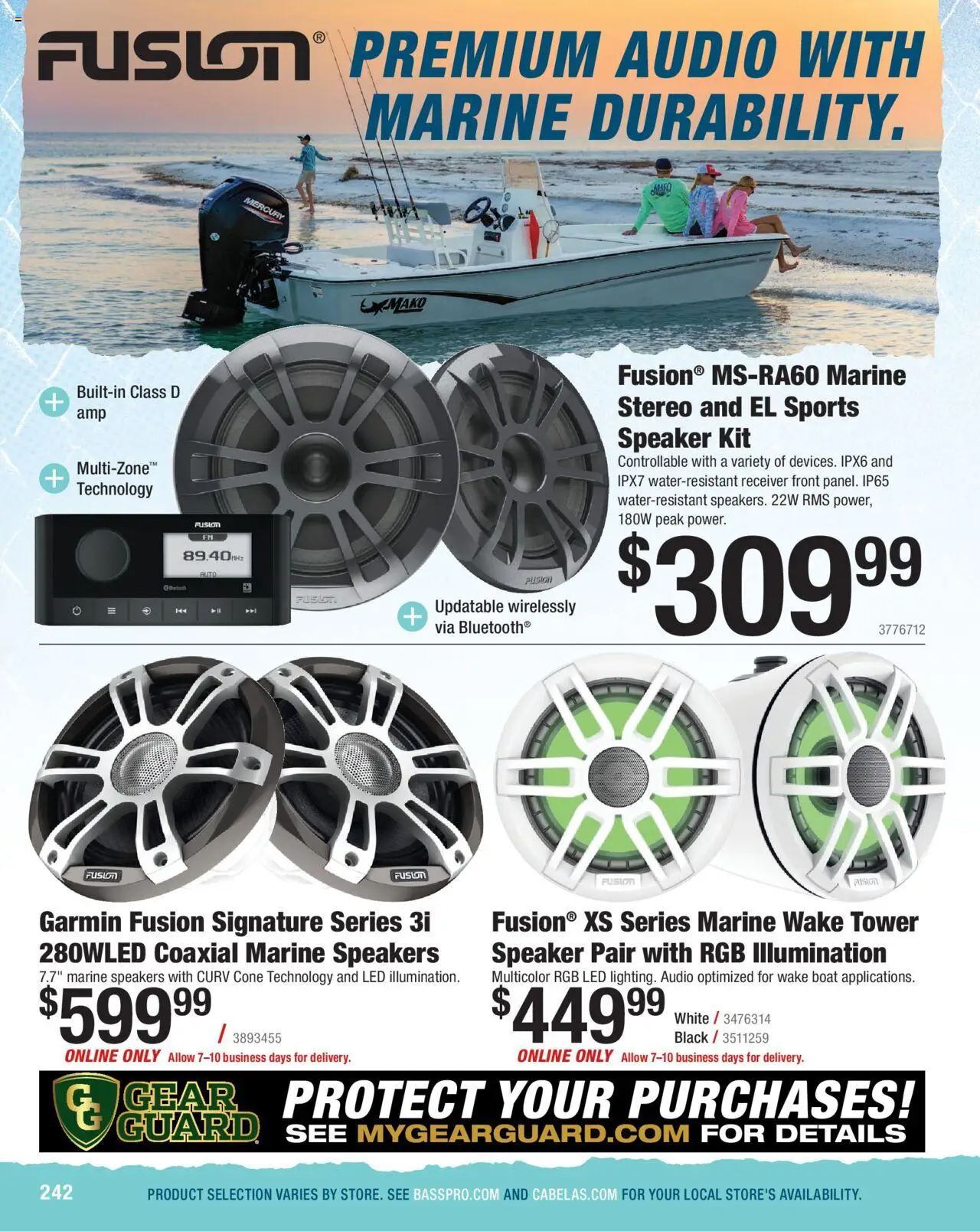 Cabela's Saltwater Specialist 25 - valid from 01.01.2025 | Page: 242 | Products: Fusion, Receiver, Audio, Speaker