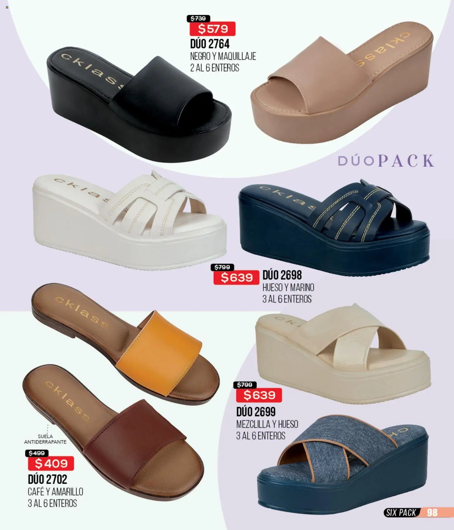 Nuevas ofertas de Cklass válidas en toda la República Mexicana desde el 12.01.2026. ¡Encuentra las mejores ofertas en Cklass catálogo Mega Ofertas Calzado! | Página: 99 | Productos: Café, Maquillaje