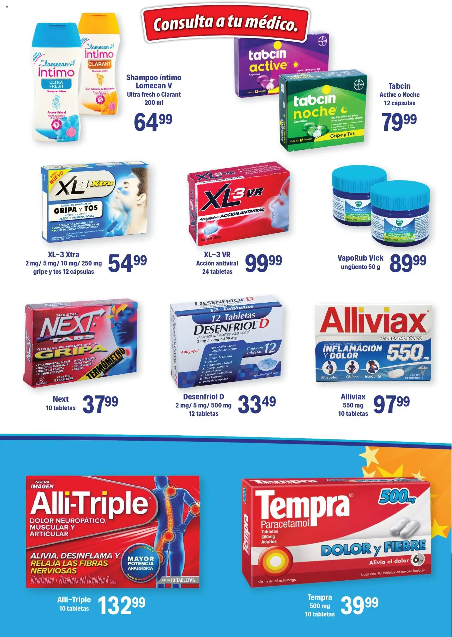 Nuevas ofertas de S-Mart válidas en toda la República Mexicana desde el 31.10.2025. ¡Encuentra las mejores ofertas en S-Mart folleto Ofertas de Feria Nuevo Laredo! | Página: 5 | Productos: Termómetro, Antigripal, Vitaminas, Caja