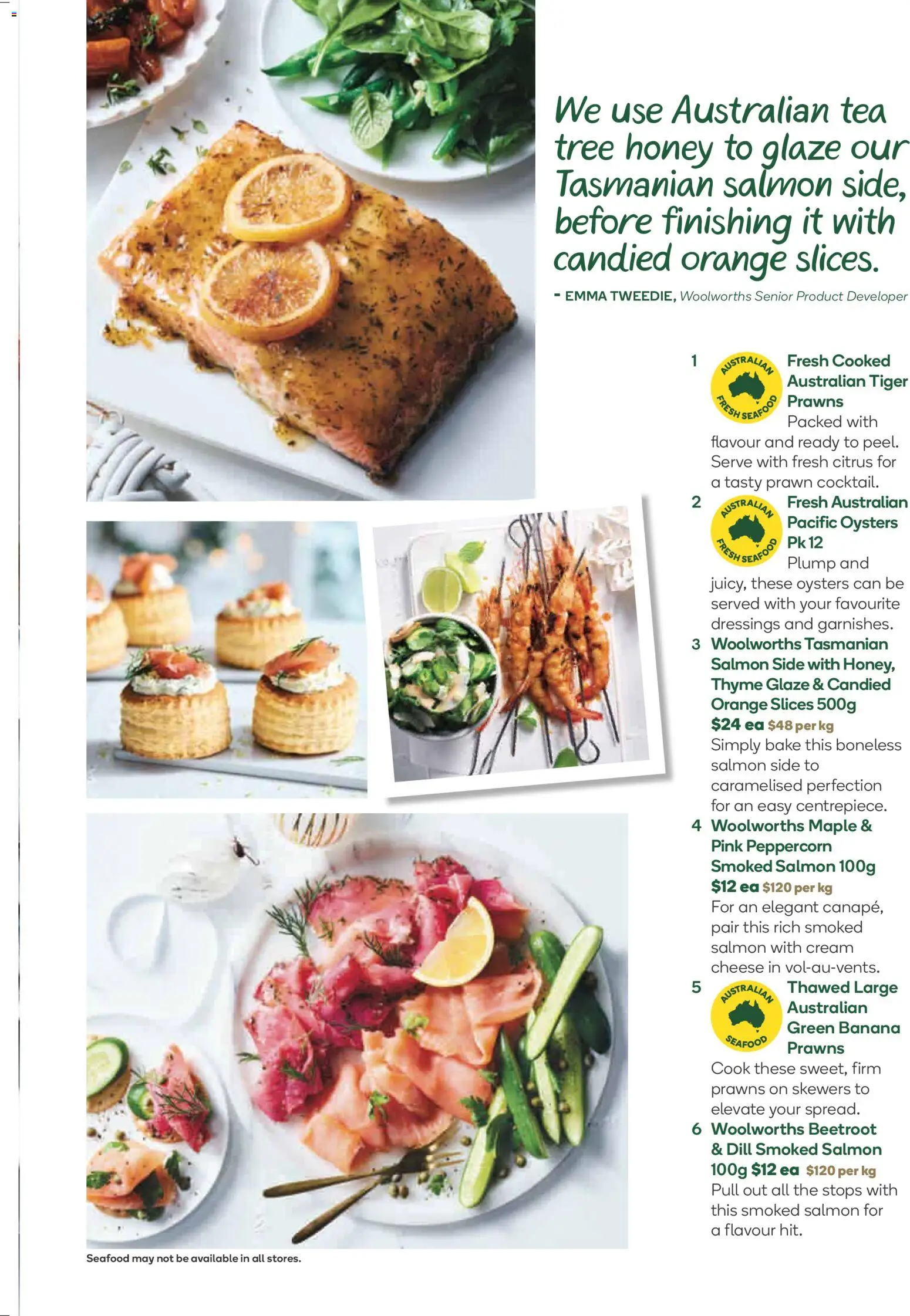Woolworths catalogue - valid from 26.11.2025 | Page: 11 | Products: Cheese, Prawns, Salmon, Seafood