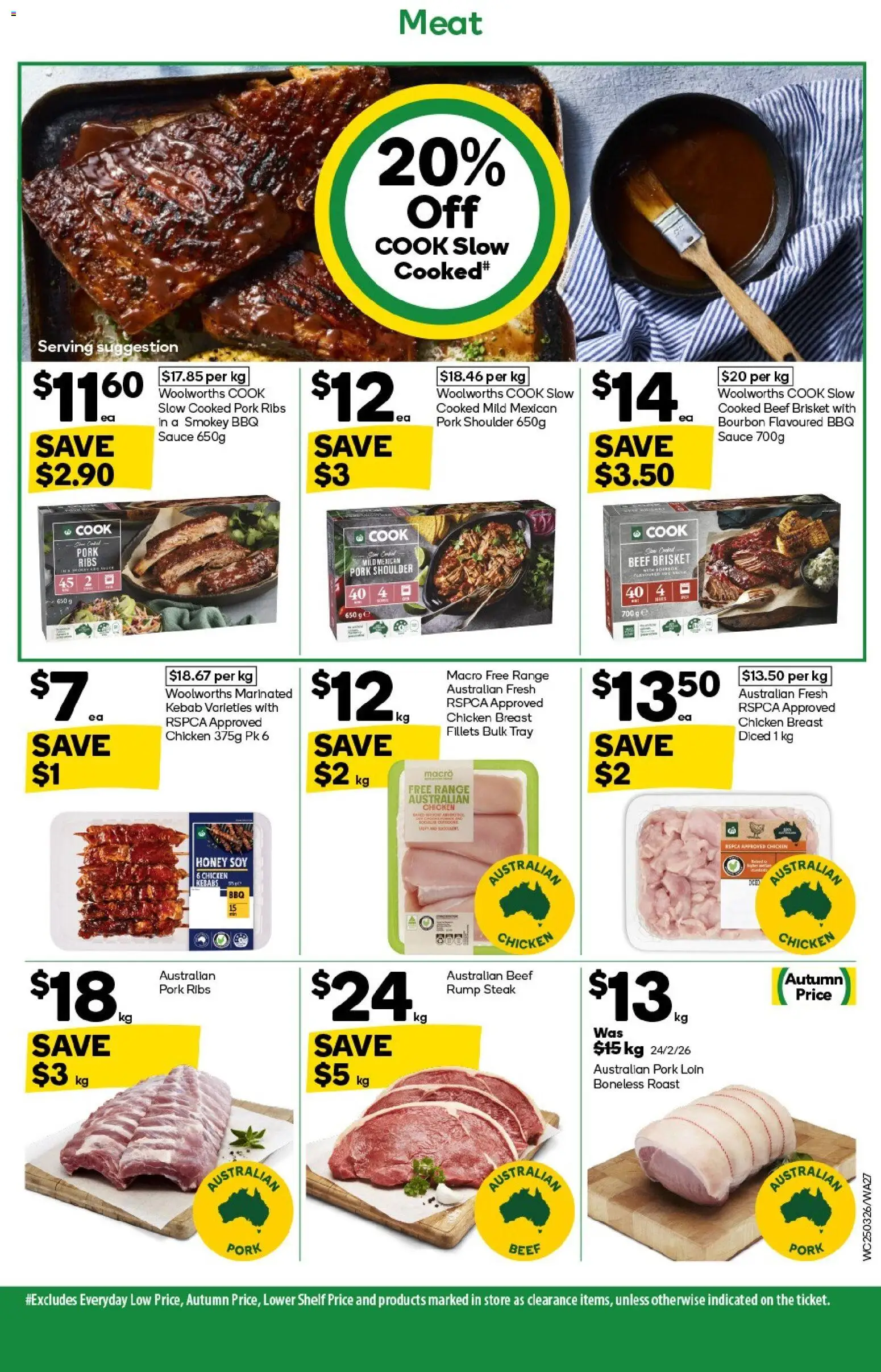 Woolworths catalogue - valid from 25.03.2026 | Page: 27 | Products: Shelf, Beef, Meat, Bourbon