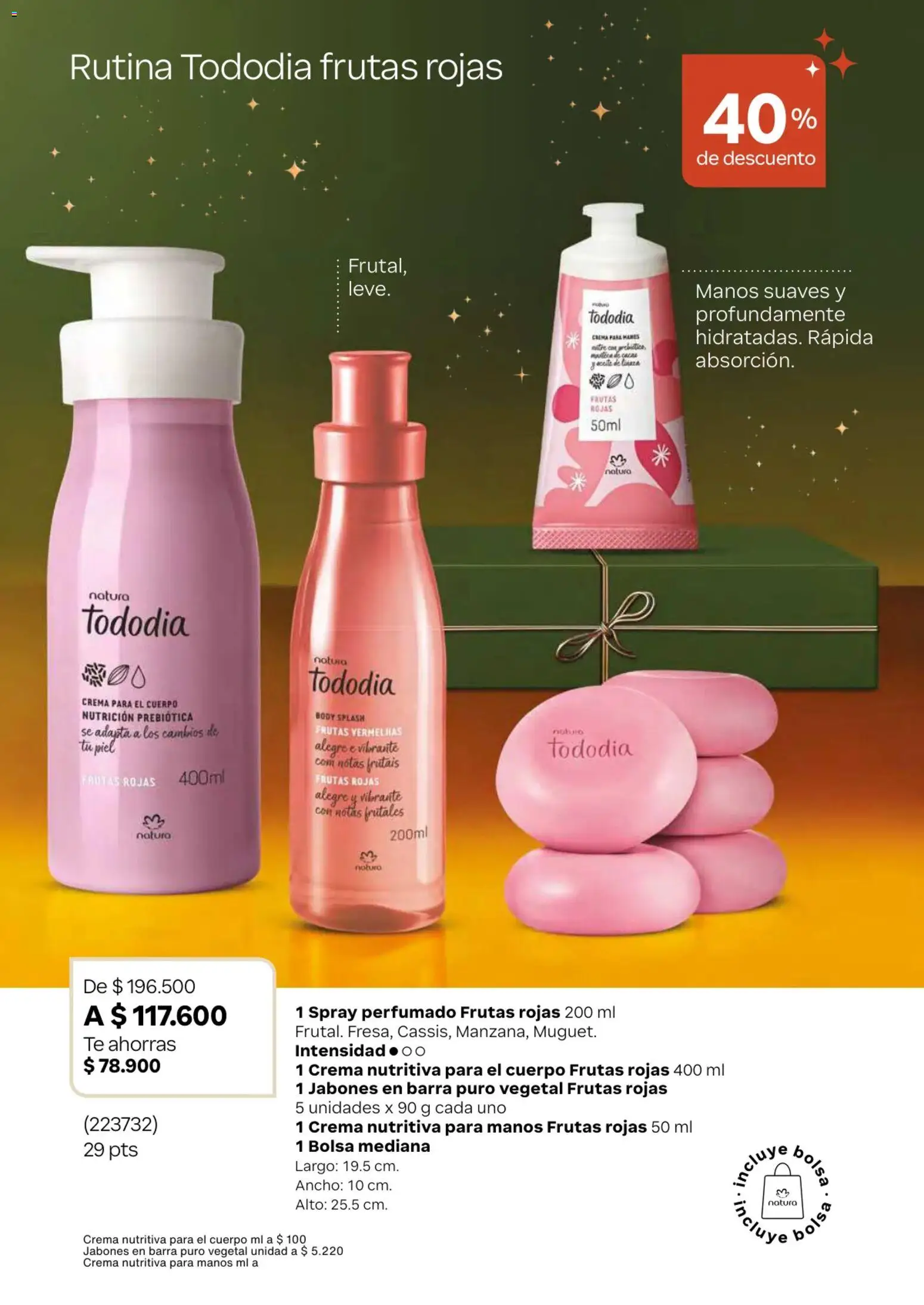 Natura revista - valida desde el 13.11.2025 | Página: 36 | Productos: Té, Bolsa, Body, Crema para el cuerpo