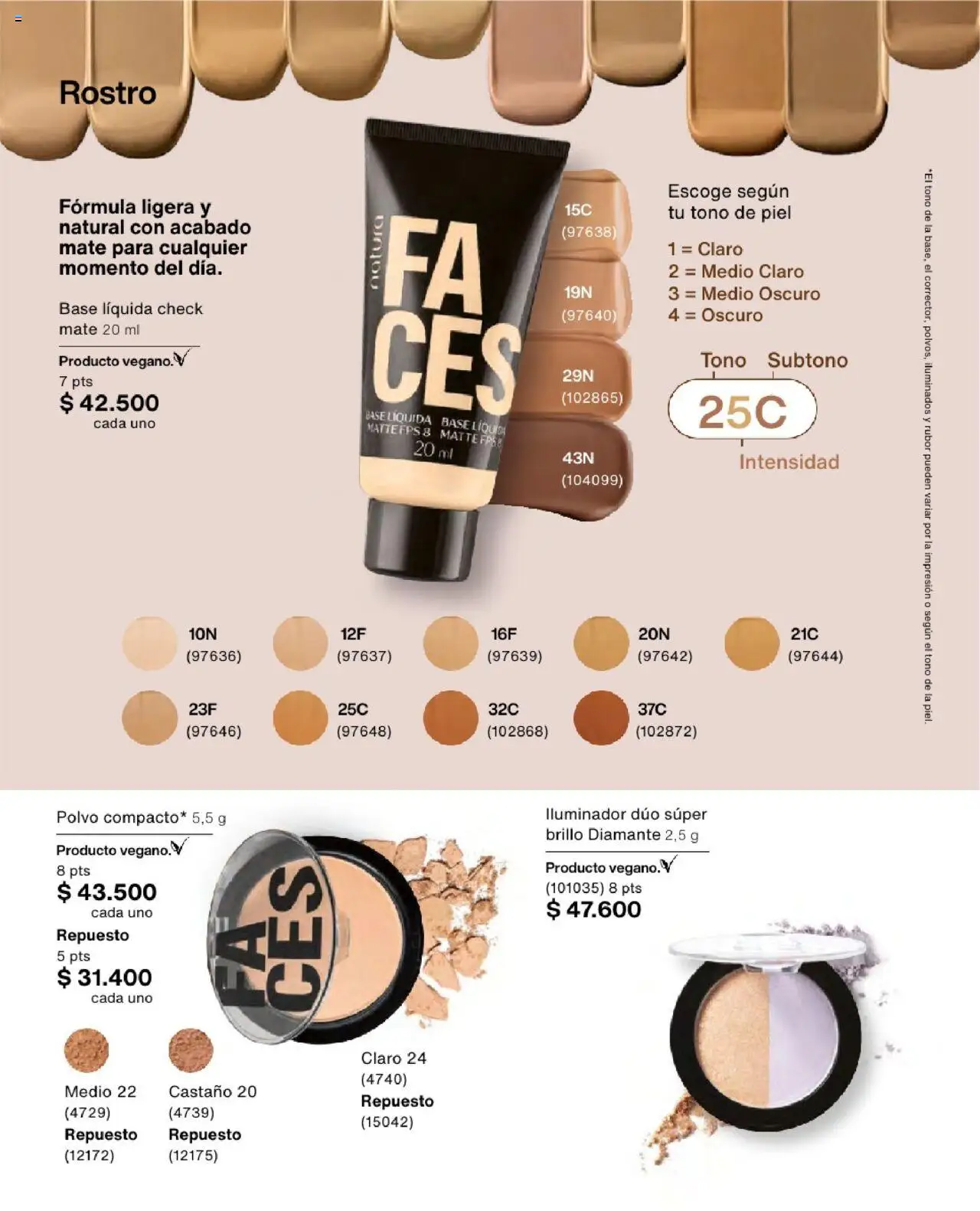 Natura revista - valida desde el 23.07.2025 | Página: 89 | Productos: Iluminador, Rubor, Brillo, Polvo