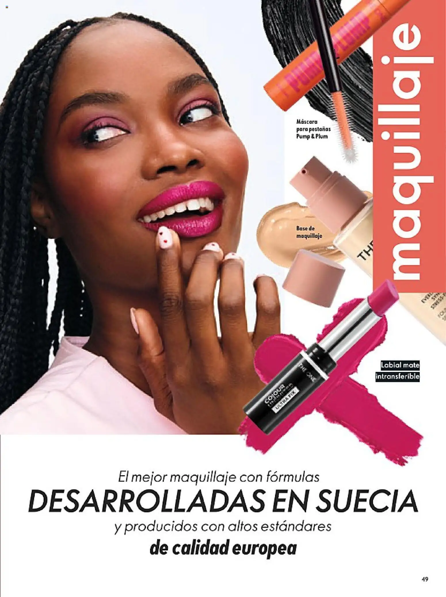 Nuevas ofertas de Oriflame válidas en toda la República Mexicana desde el 24.01.2026. ¡Encuentra las mejores ofertas en Oriflame campaña 2 2026! | Página: 49 | Productos: Base de maquillaje, Máscara, Mate, Maquillaje