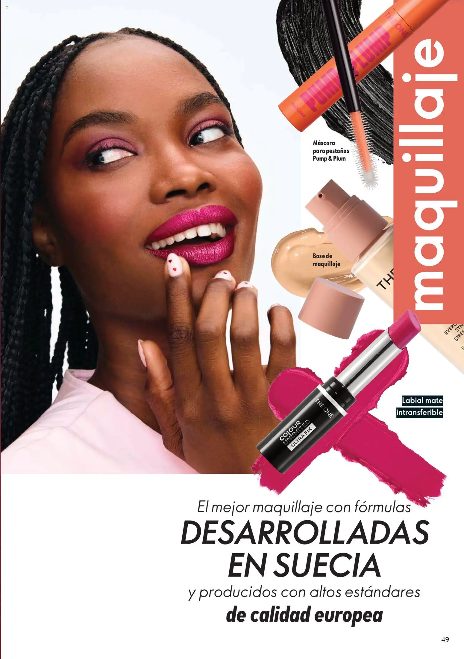 Nuevas ofertas de Oriflame válidas en toda la República Mexicana desde el 24.01.2026. ¡Encuentra las mejores ofertas en Oriflame campaña 2 2026! | Página: 49 | Productos: Base de maquillaje, Máscara, Mate, Maquillaje