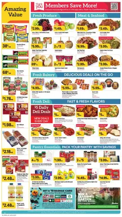 Preview of Basha's weekly ads valid from 15.10.2025 | Page: 2 | Products: Detergent, Cookies, Garlic, Grapes