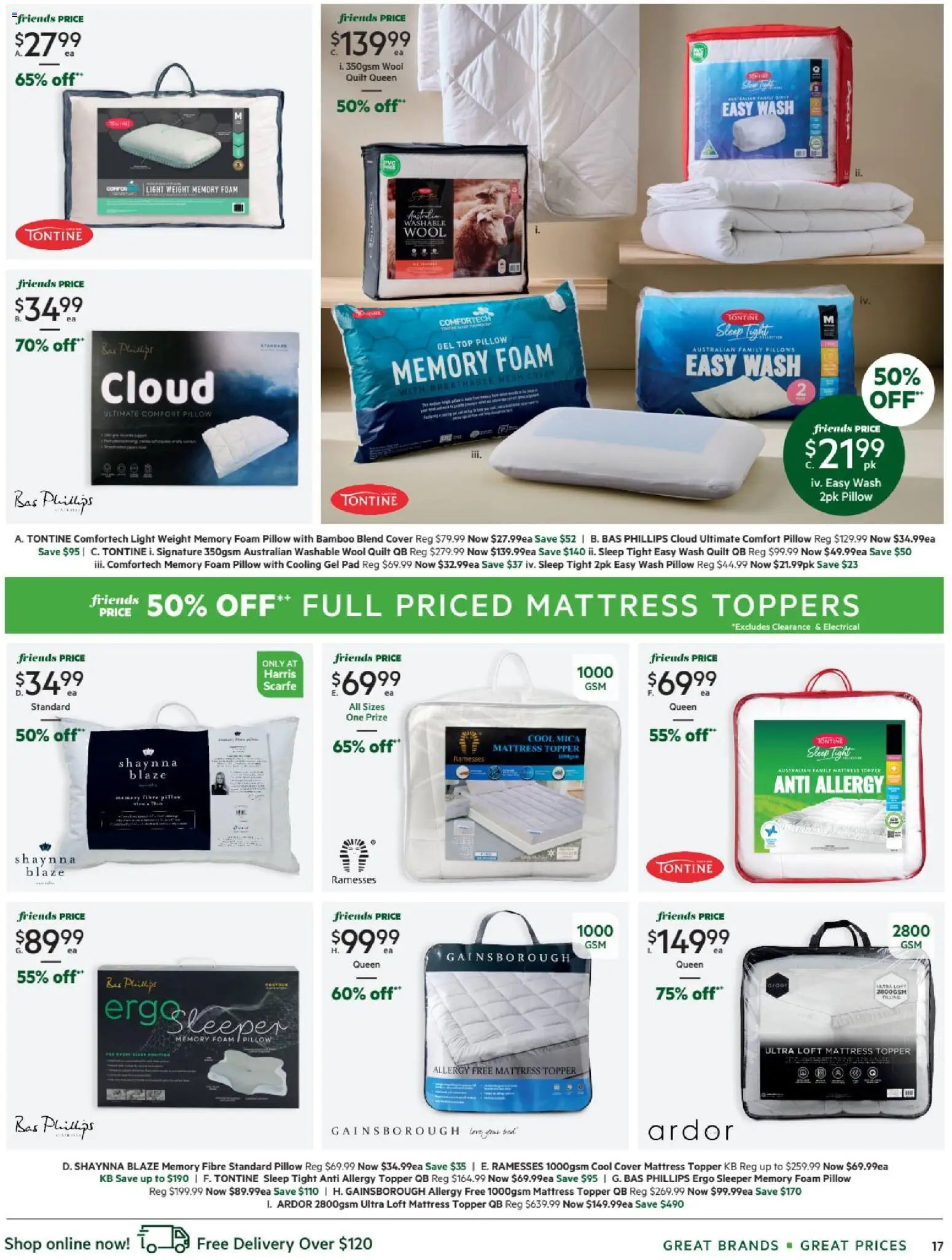 Harris Scarfe catalogue - valid from 07.11.2025 | Page: 17 | Products: Light, Weight, Bed, Mattress