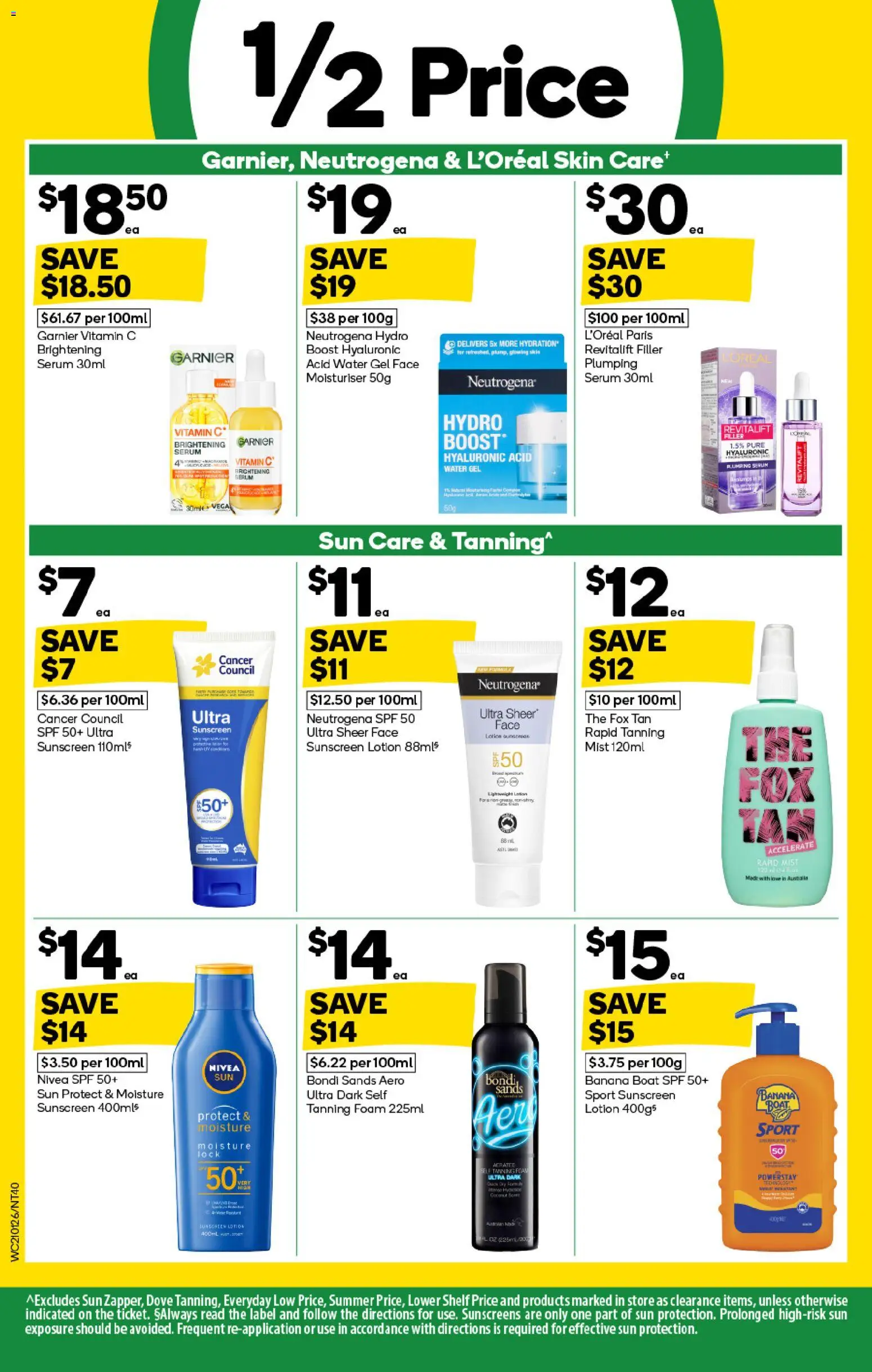 Woolworths catalogue - valid from 21.01.2026 | Page: 40 | Products: Shelf, Sunscreen, Lotion, Moisturiser