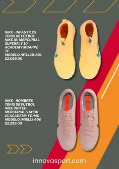 Vista previa de Innovasport catálogo, nuevo folleto de la tienda, válido en México a partir del 15.02.2026 | Página: 3 | Productos: Tenis