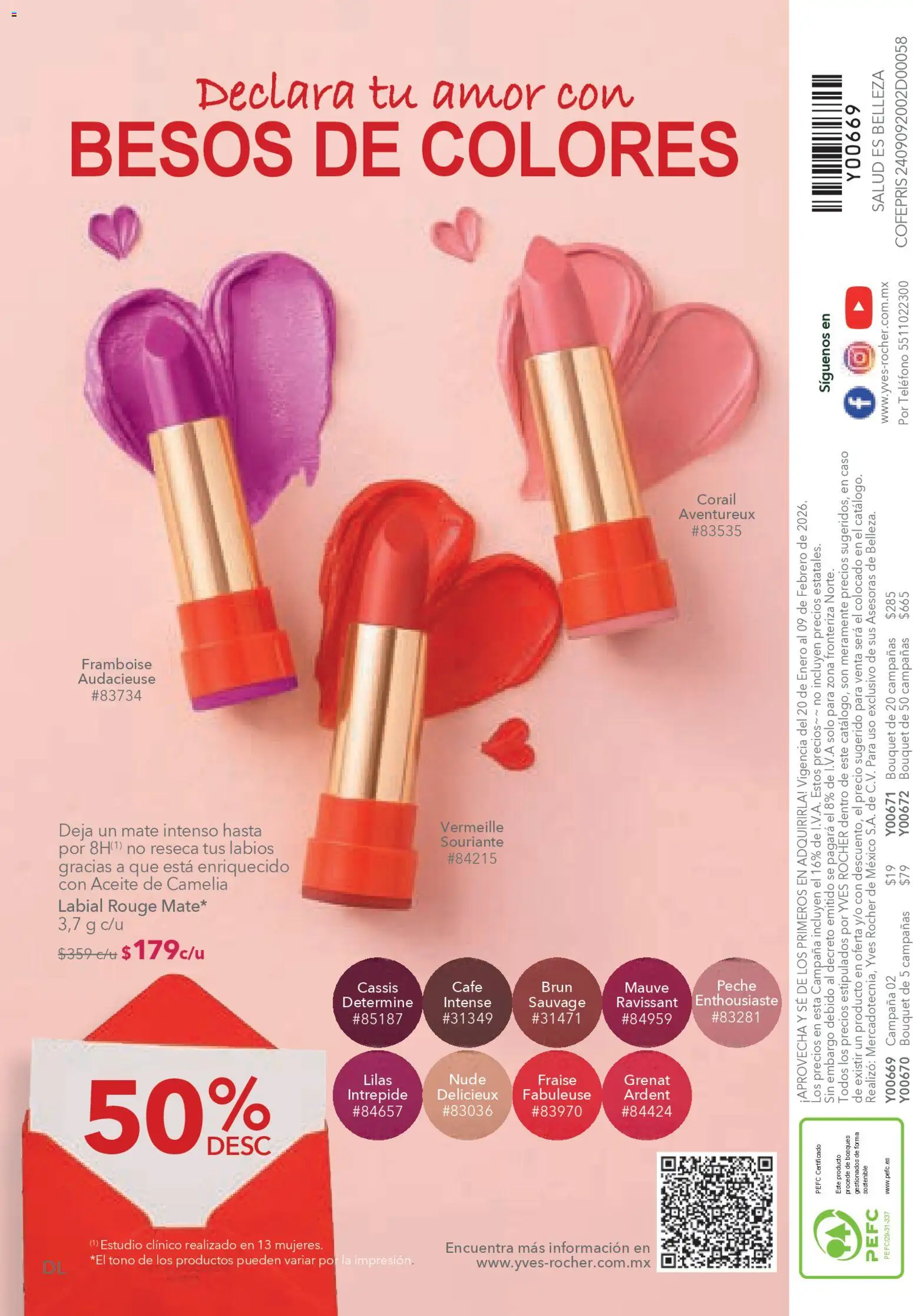 Nuevas ofertas de Yves Rocher válidas en toda la República Mexicana desde el 20.01.2026. ¡Encuentra las mejores ofertas en Yves Rocher campaña 2 2026! | Página: 121 | Productos: Aceite, Café, Mate, Campana