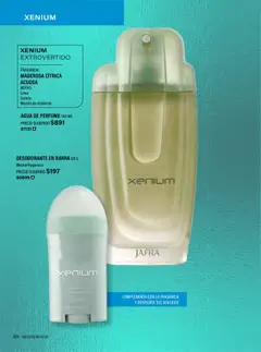 Nuevas ofertas de JAFRA válidas en toda la República Mexicana desde el 01.05.2025. ¡Encuentra las mejores ofertas en JAFRA Catálogo Organizador de Ventas! | Página: 204 | Productos: Agua, Lima, Barra, Perfume