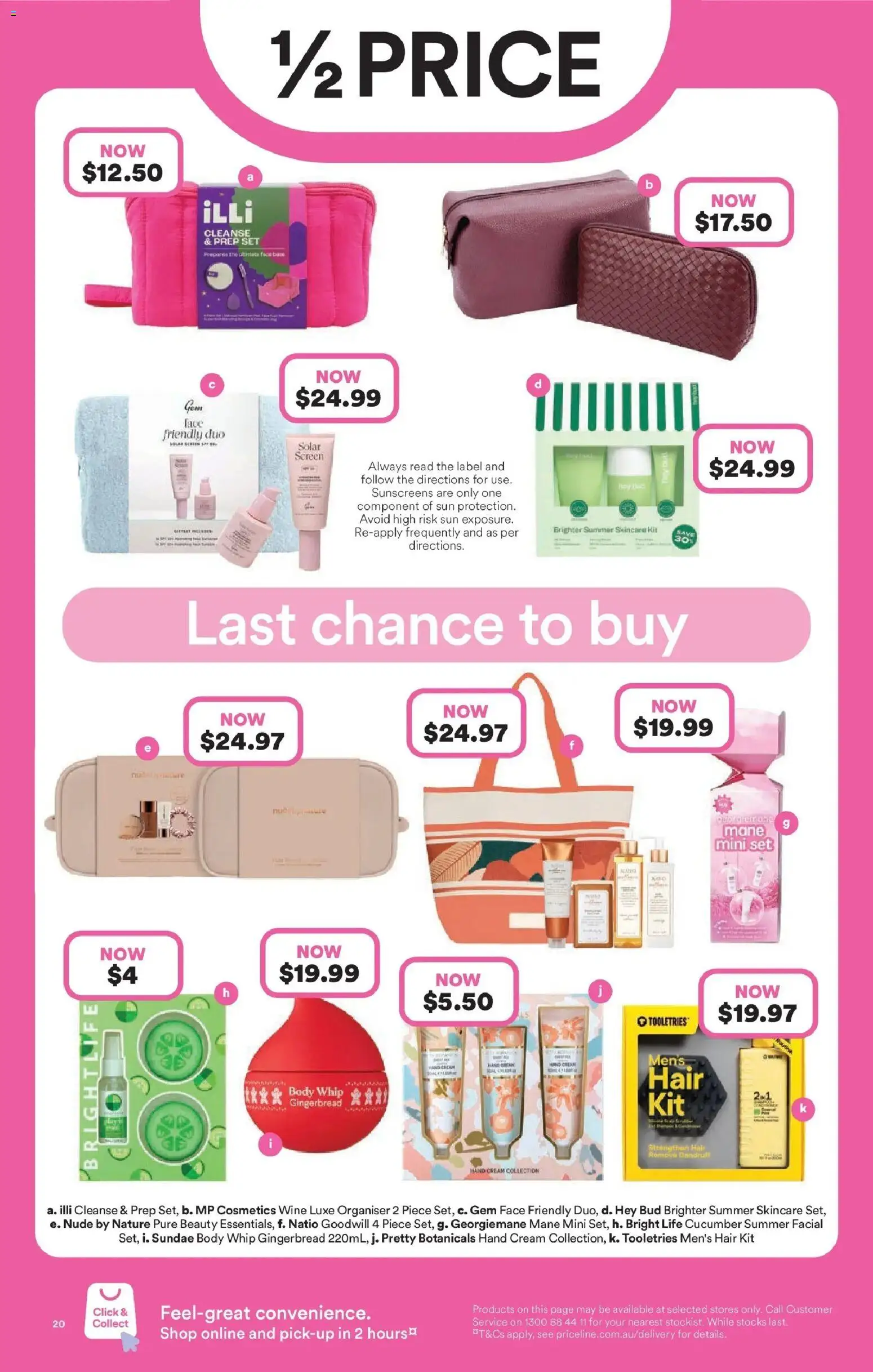 Priceline Pharmacy catalogue - valid from 25.12.2025 | Page: 20 | Products: Gem, Wine, Cream, Screen