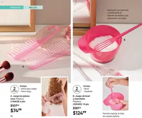 Vista previa de AVON Casa & Estilo 1 2026, nuevo folleto de la tienda, válido en México a partir del 20.12.2025 | Página: 98 | Productos: Juego, Mezclador, Bowl, Peine
